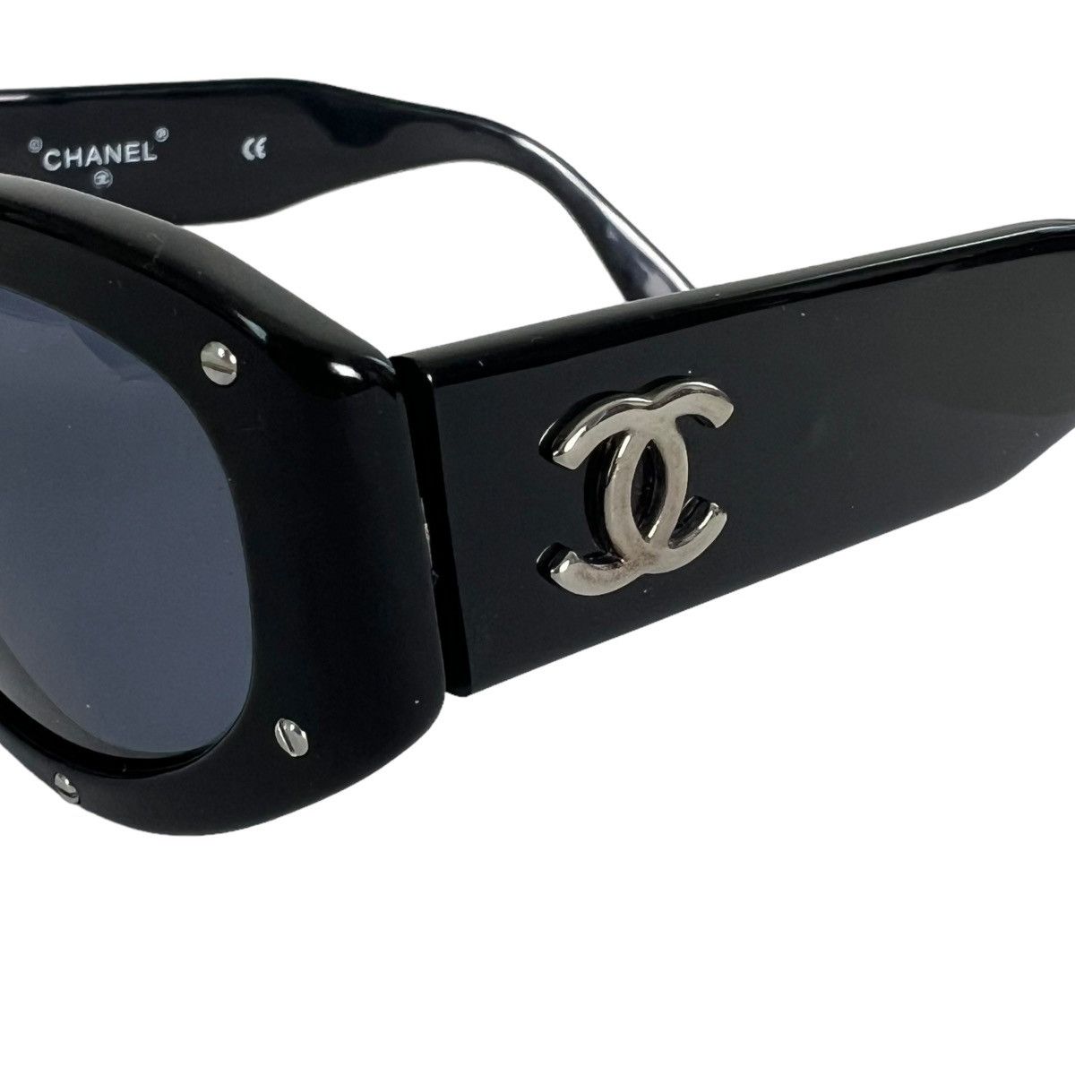 Chanel Chanel Studded CC Logo Sunglasses Size ONE SIZE - 4 Thumbnail