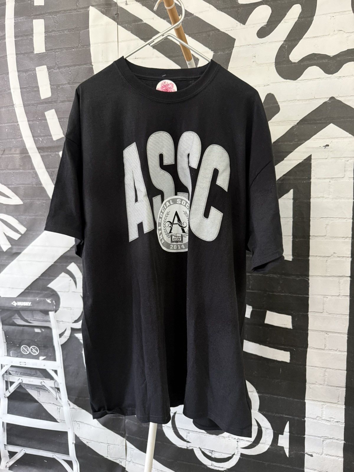 Anti Social Social Club ⚡️ ASSC Anti Social Club Institution Tee Shirt Blk 2XL XXL ⚡️ Size US XXL / EU 58 / 5 - 2 Thumbnail