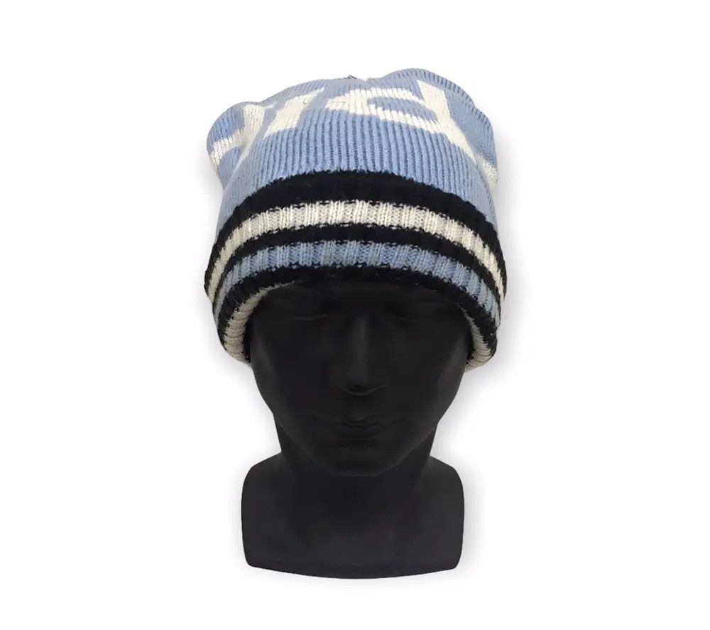 image of Vintage Adidas Spellout Beanie Hat, Men's