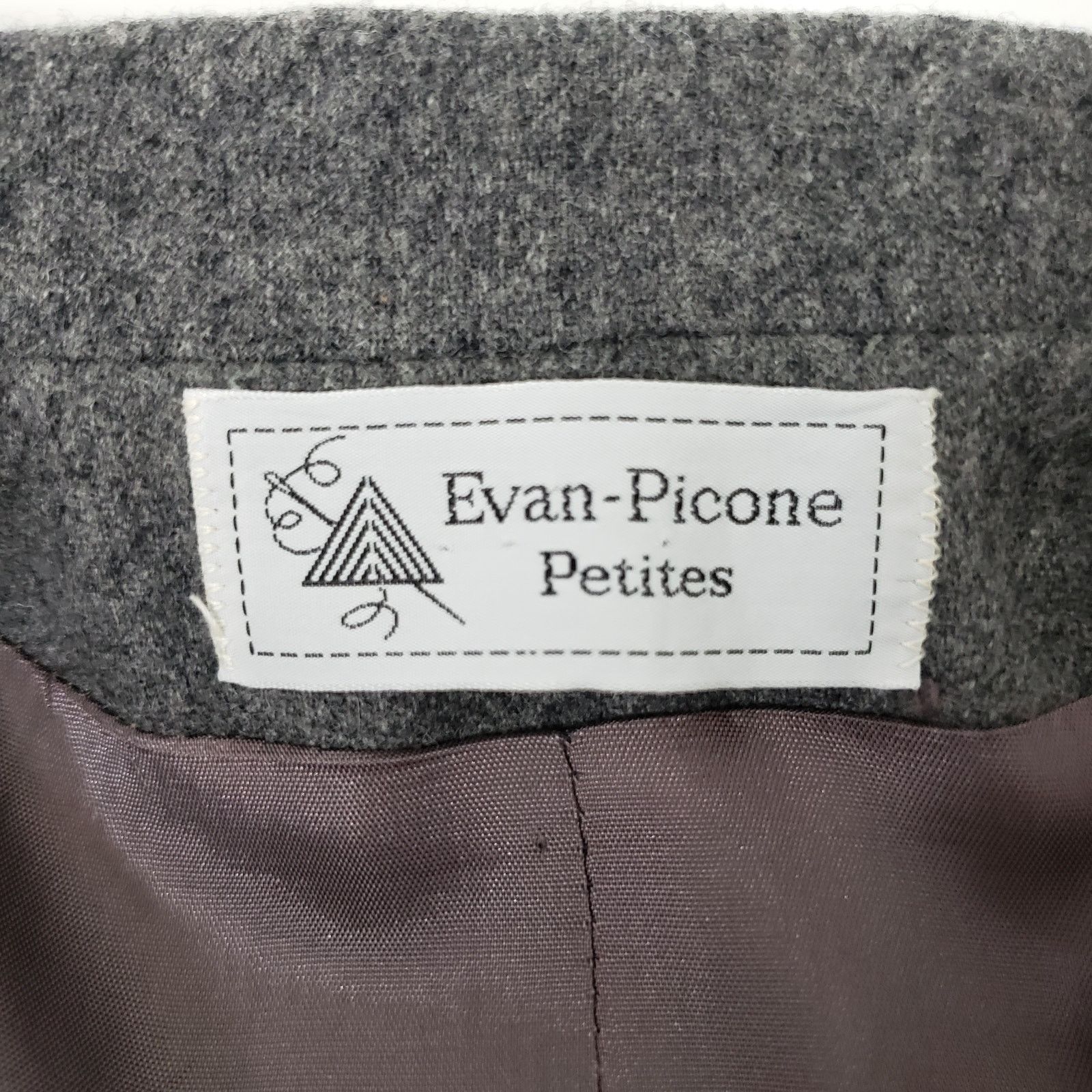 Evan Picone × Vintage Vintage Union Made Evan Picone Petite Wool Blazer Jacket S Size S / US 4 / IT 40 - 9 Thumbnail