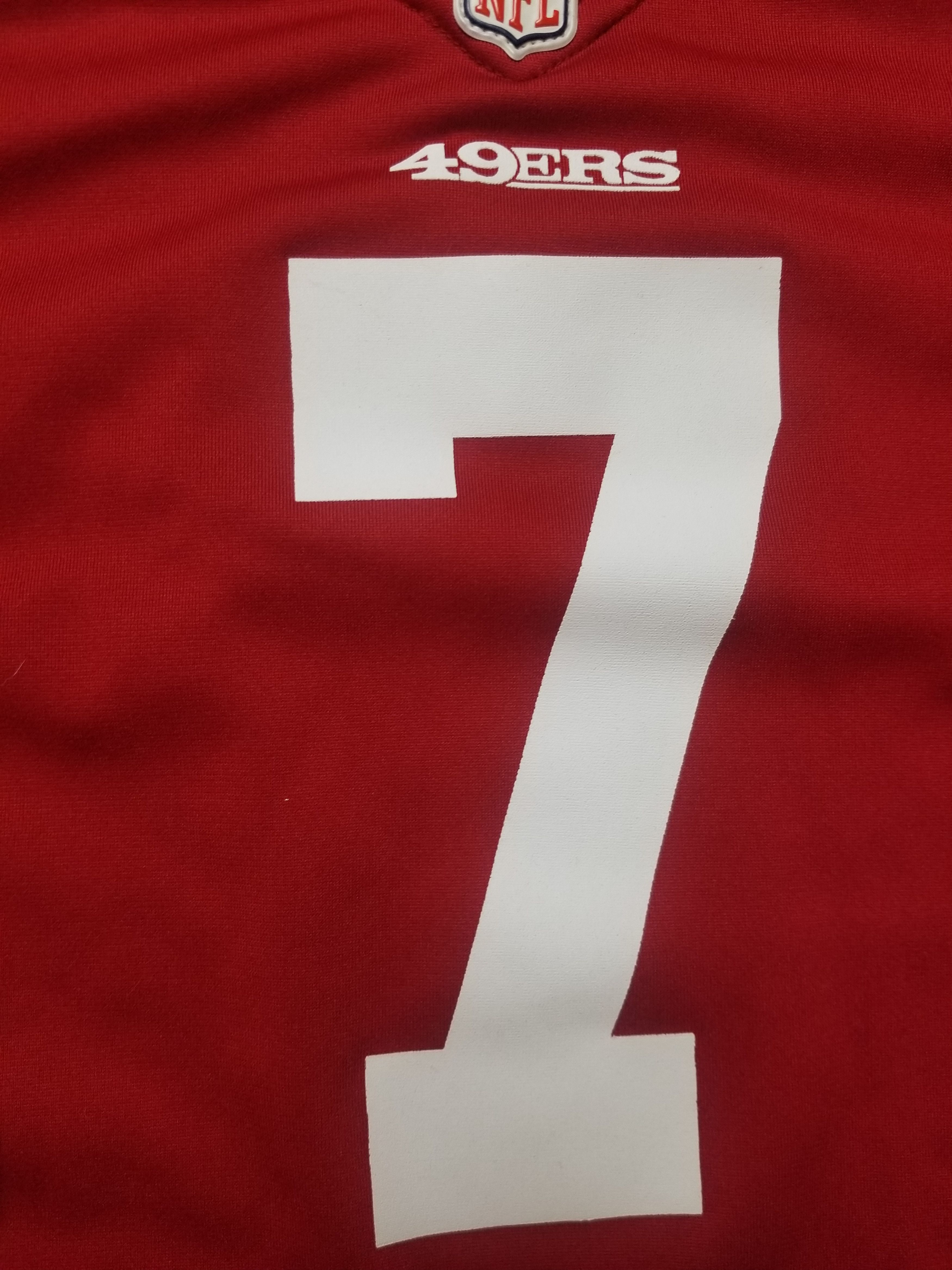 Nike Colin Kaepernick San Francisco 49ers NFL Jersey Youth XL Size US XS / EU 42 / 0 - 3 Thumbnail