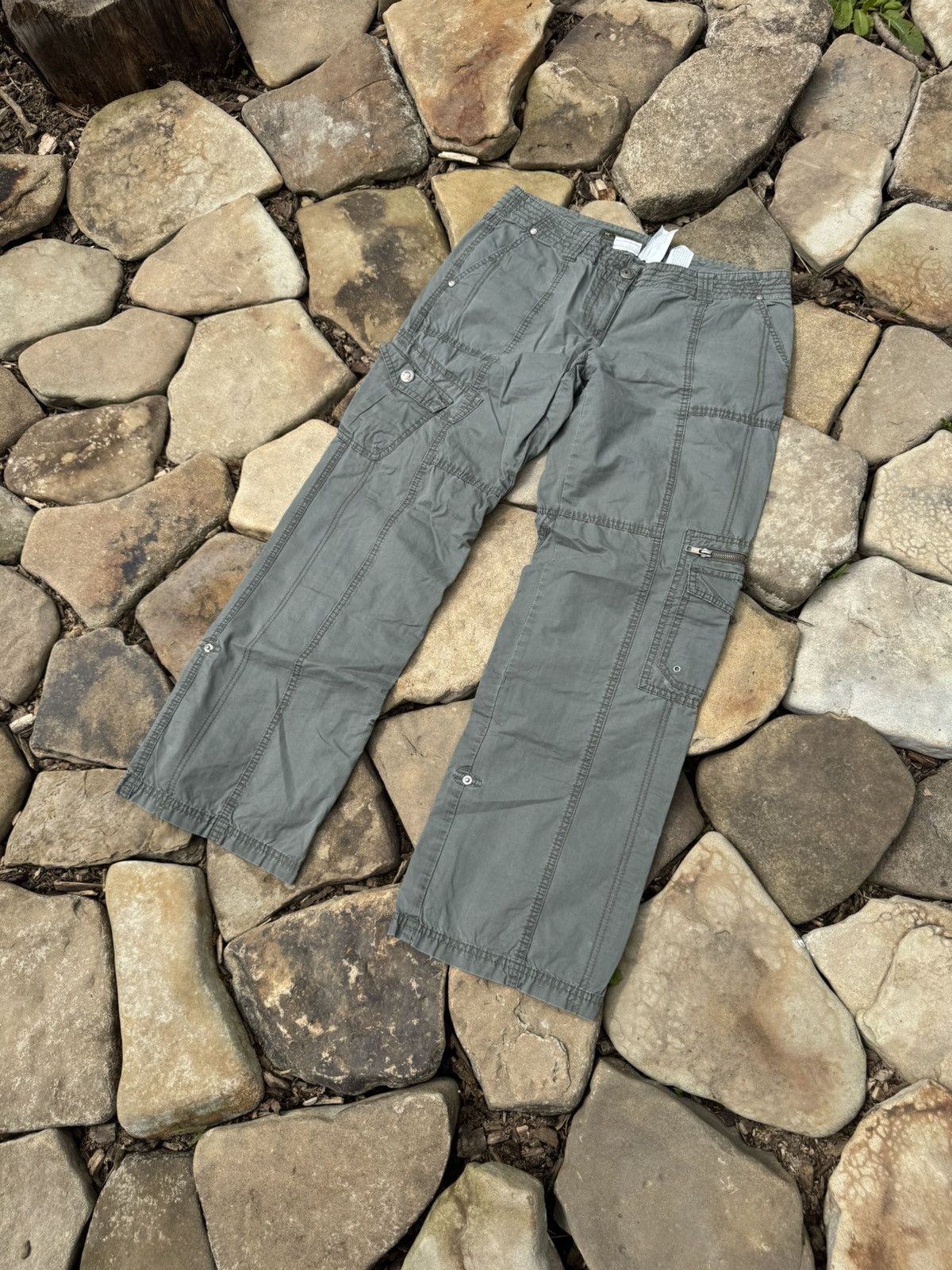 Vintage Vintage Cargo Bondage Y2k Baggy Pants Size 27" / US 4 / IT 40 - 2 Thumbnail