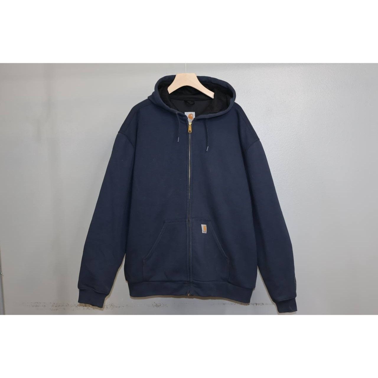 Carhartt Carhartt Rain Defender Thermal Lined Hoodie Mens 2XL Navy Size US XXL / EU 58 / 5 - 1 Thumbnail