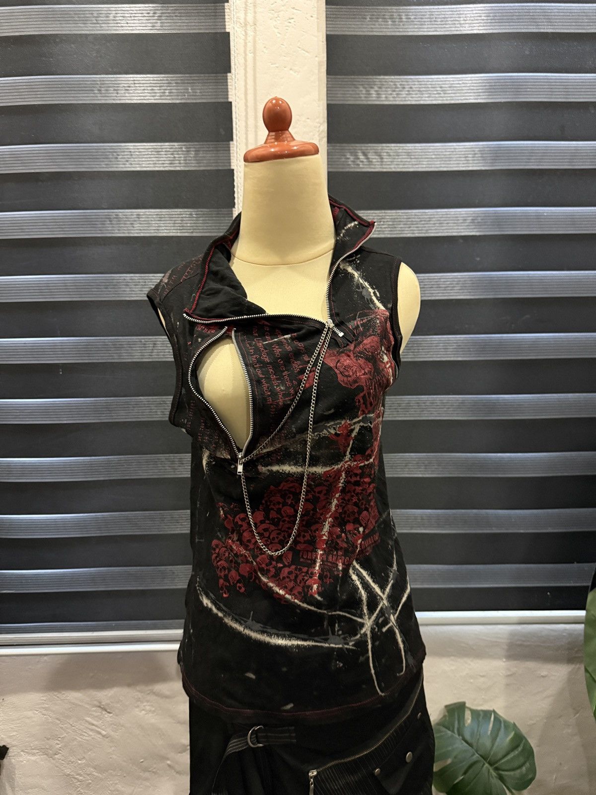 Japanese Brand Rare 🖤 H. Naoto Tank Top Size S / US 4 / IT 40 - 7 Thumbnail