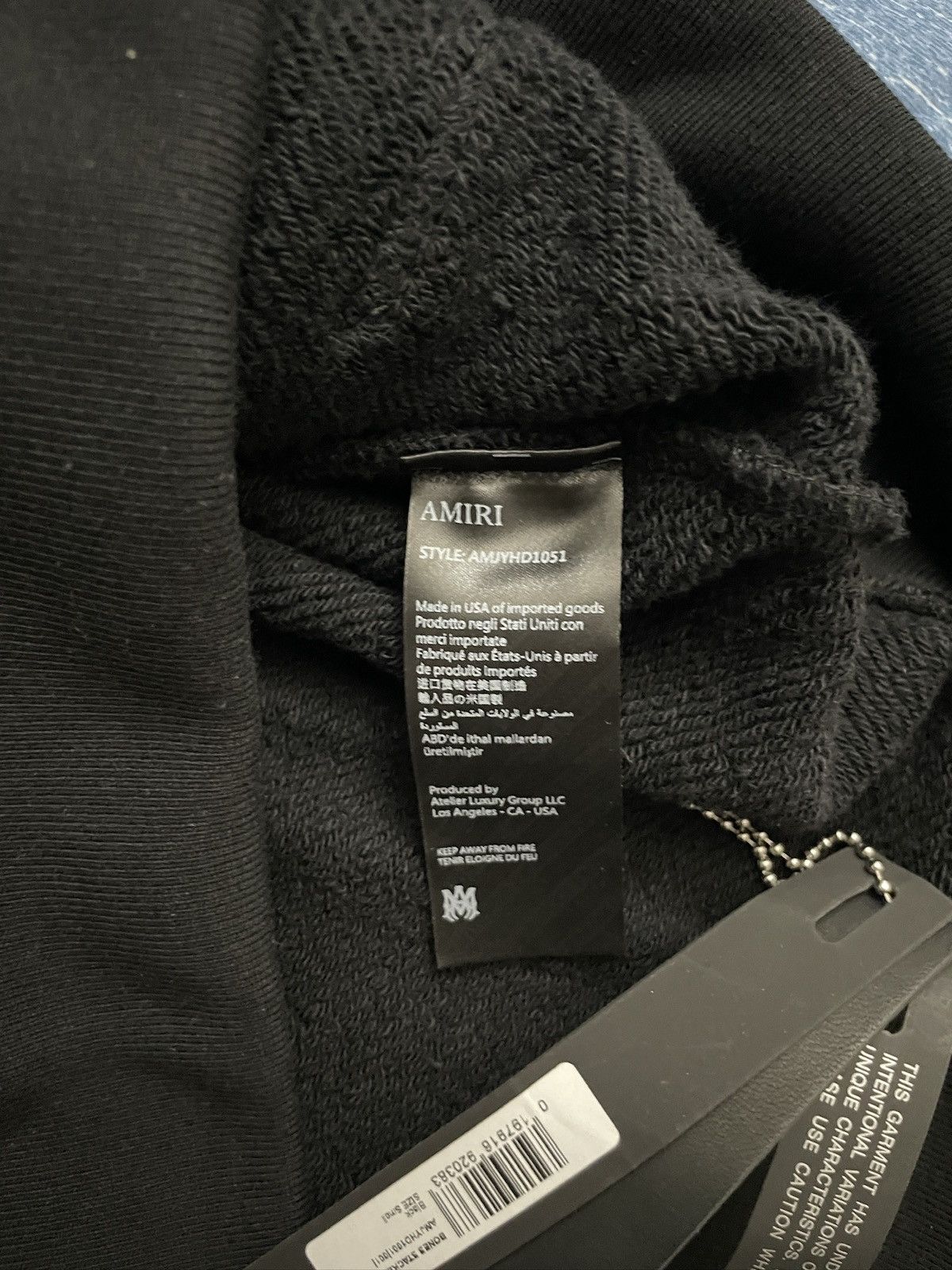 Amiri Amiri Bones Stacked Hoodie Size US S / EU 44-46 / 1 - 6 Thumbnail