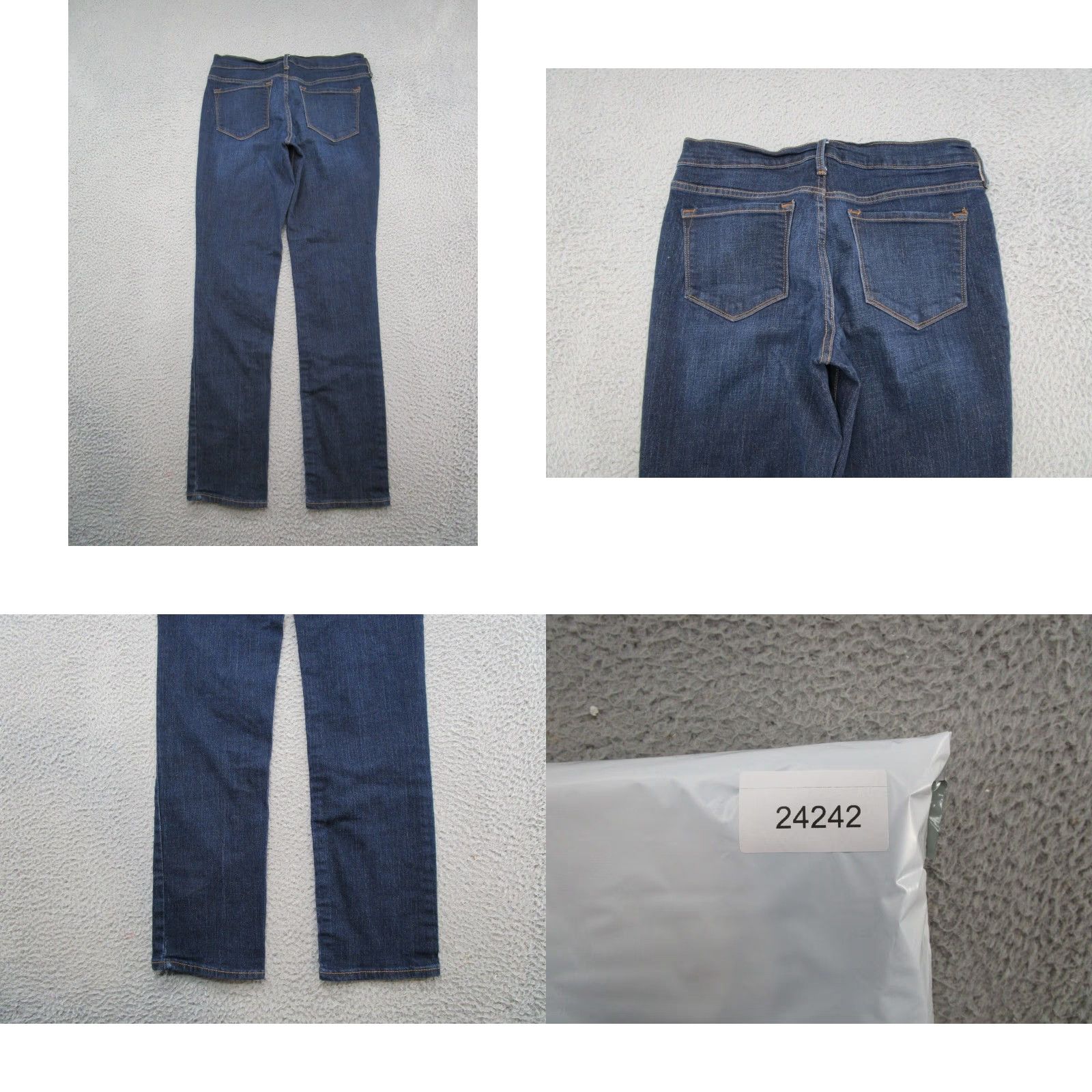 Old Navy Old Navy Dark Wash Blue Stretch Denim Original Mid Rise Jeans Women's Size 6 Size 28" / US 6 / IT 42 - 9 Thumbnail