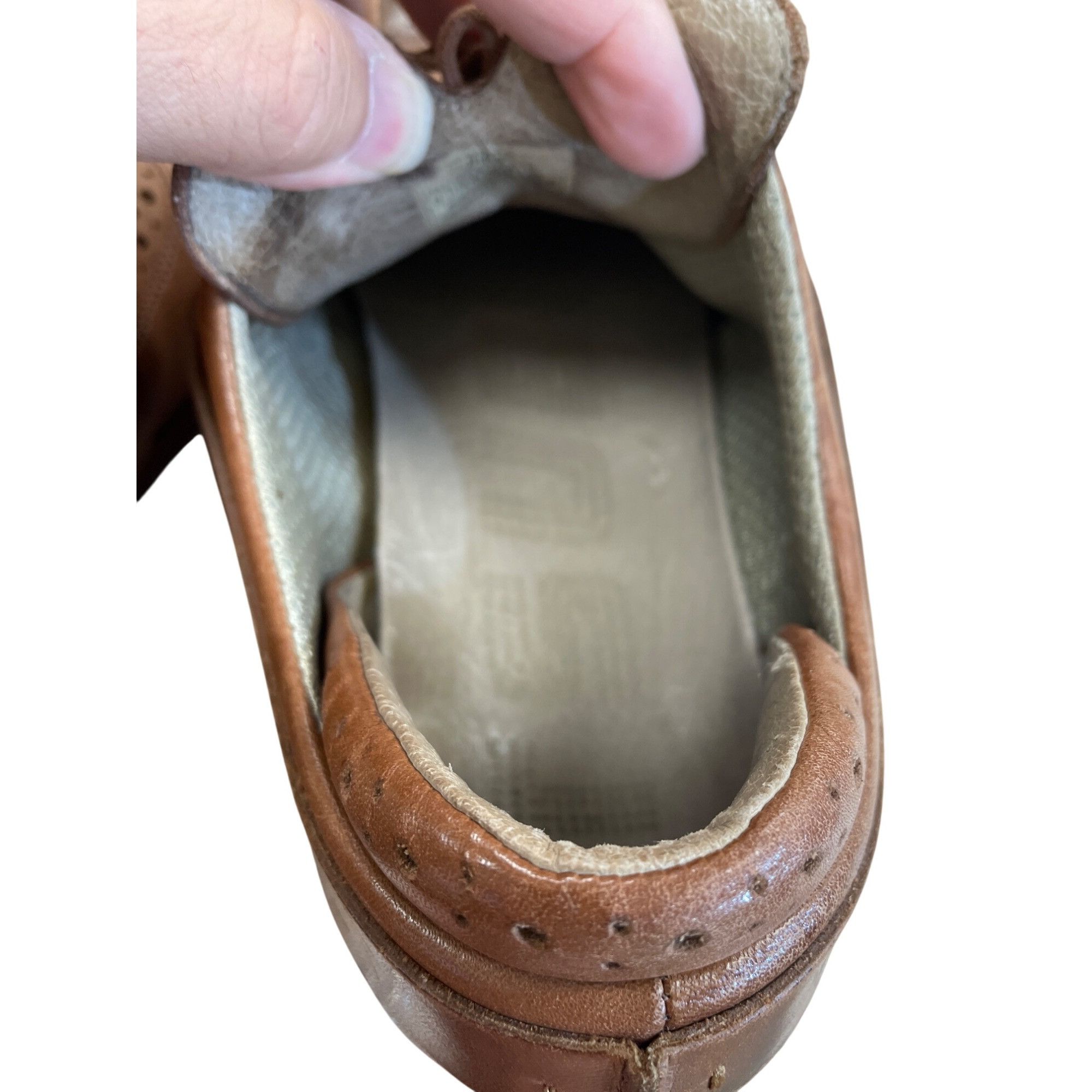 TSUBO Tsubo Mens Brown Leather Cap Toe Oxford Dress Shoes Size 12 Size US 12 / EU 45 - 16 Thumbnail