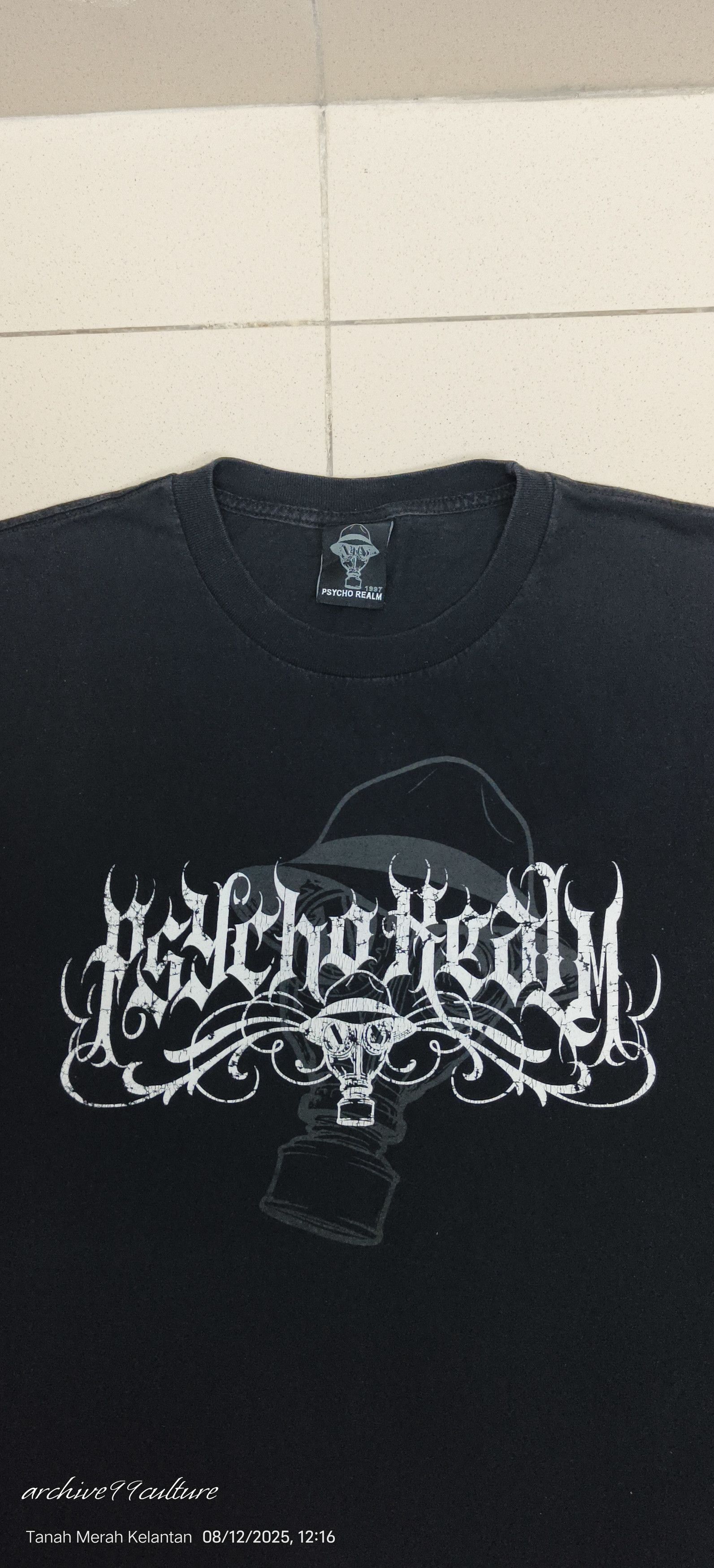 Rap Tees Vintage Psycho Realm Rock Band flame tee Size US XXL / EU 58 / 5 - 10 Thumbnail