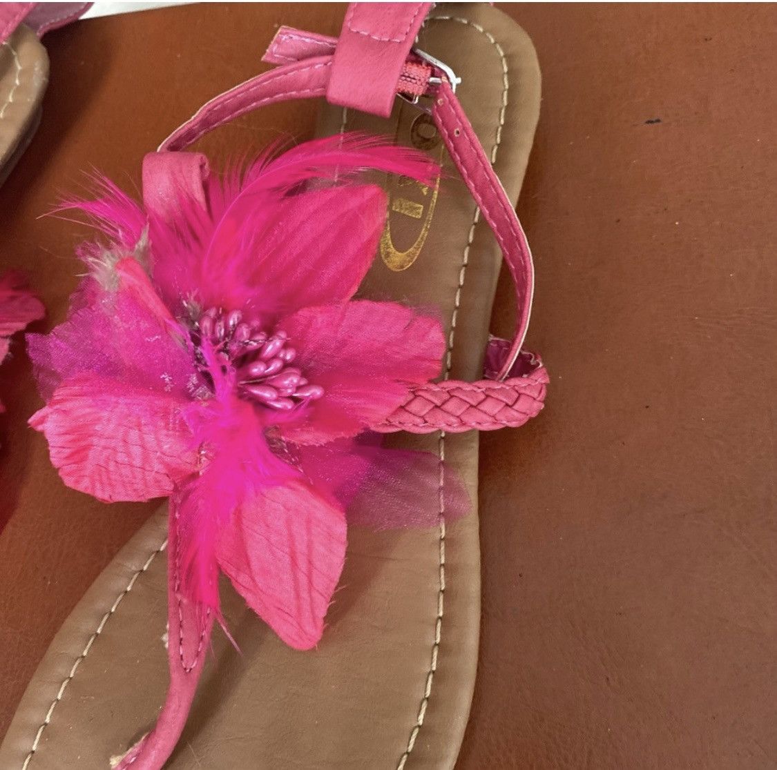 Other VINTAGE YOKI HOT PINK SANDALS FLATS Size US 7 / IT 37 - 6 Thumbnail