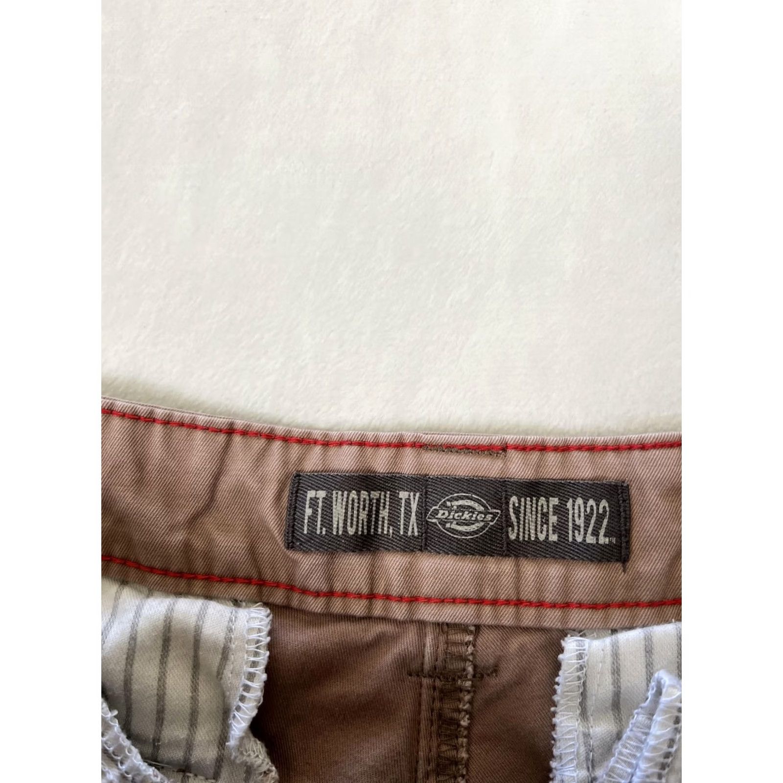 Dickies Dickies Cargo Pants Women 6 Brown Relaxed Fit Twill Pockets Casual Workwear Regular 30in Inseam Mens? Size 28" / US 6 / IT 42 - 4 Thumbnail