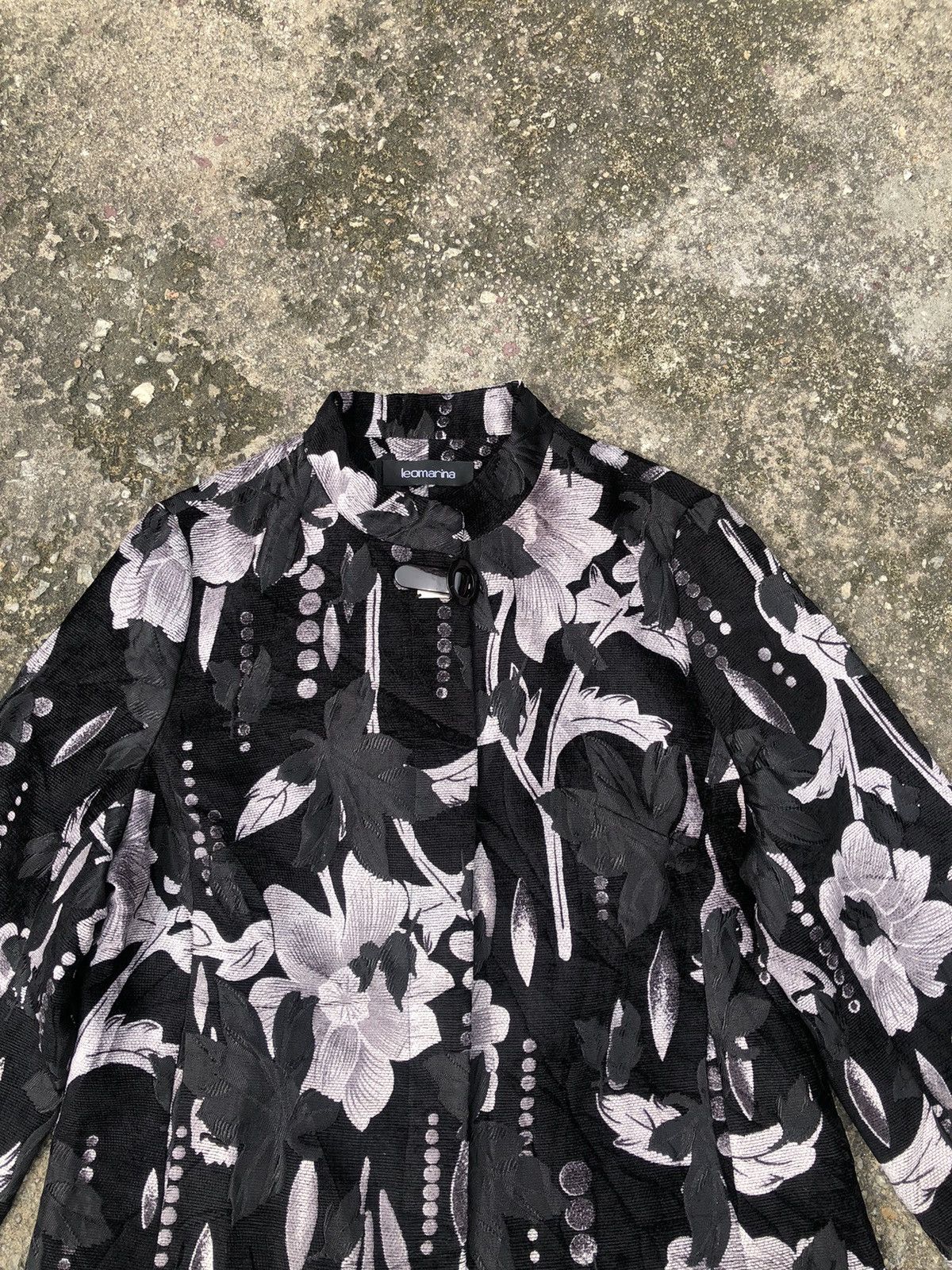 Japanese Brand × Vintage Vintage Leomarina Flower Motif Jacket Size M / US 6-8 / IT 42-44 - 3 Thumbnail
