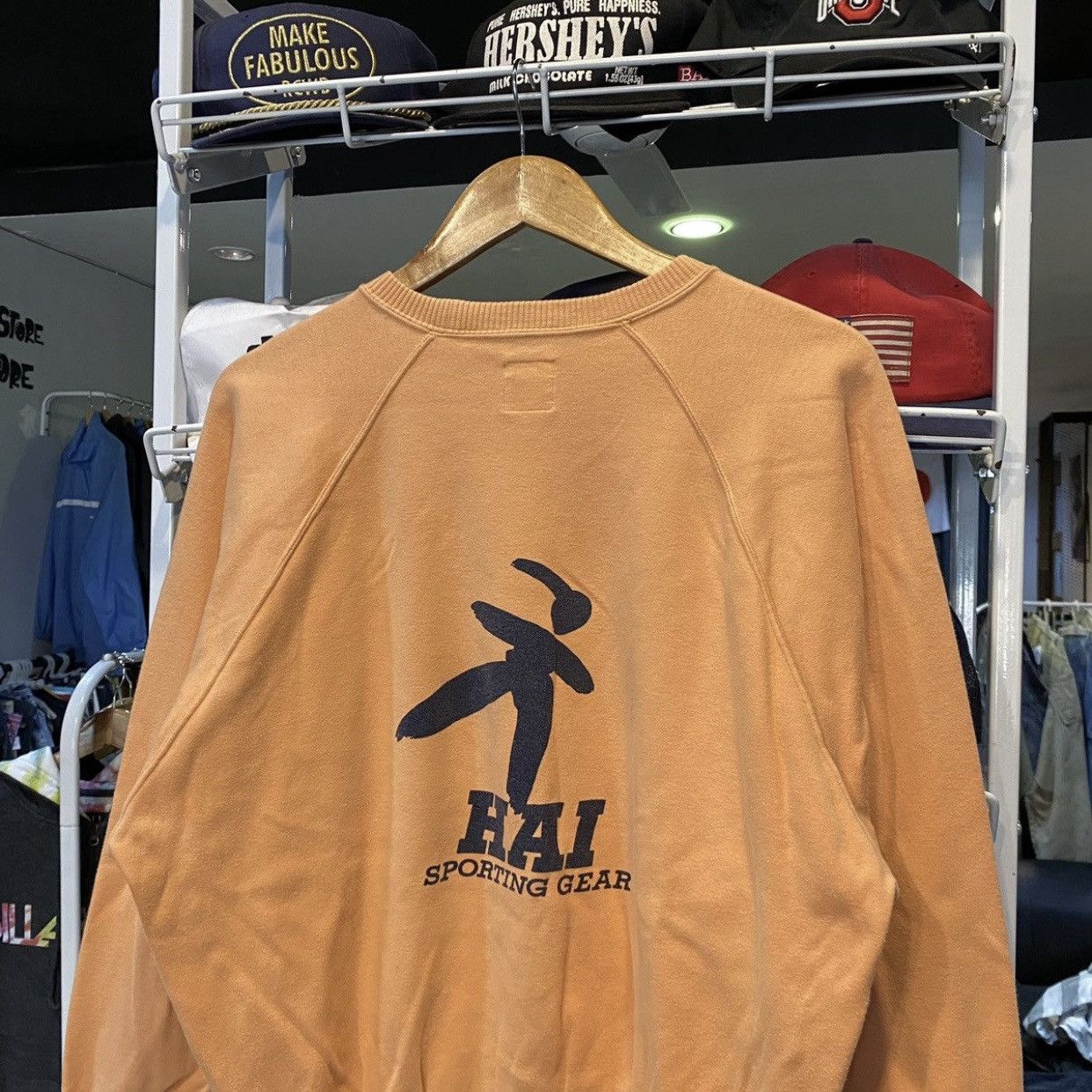 Hai Sporting Gear × Issey Miyake × Japanese Brand Hai Sporting Gear Issey Miyake Sweatshirts Size US M / EU 48-50 / 2 - 3 Thumbnail