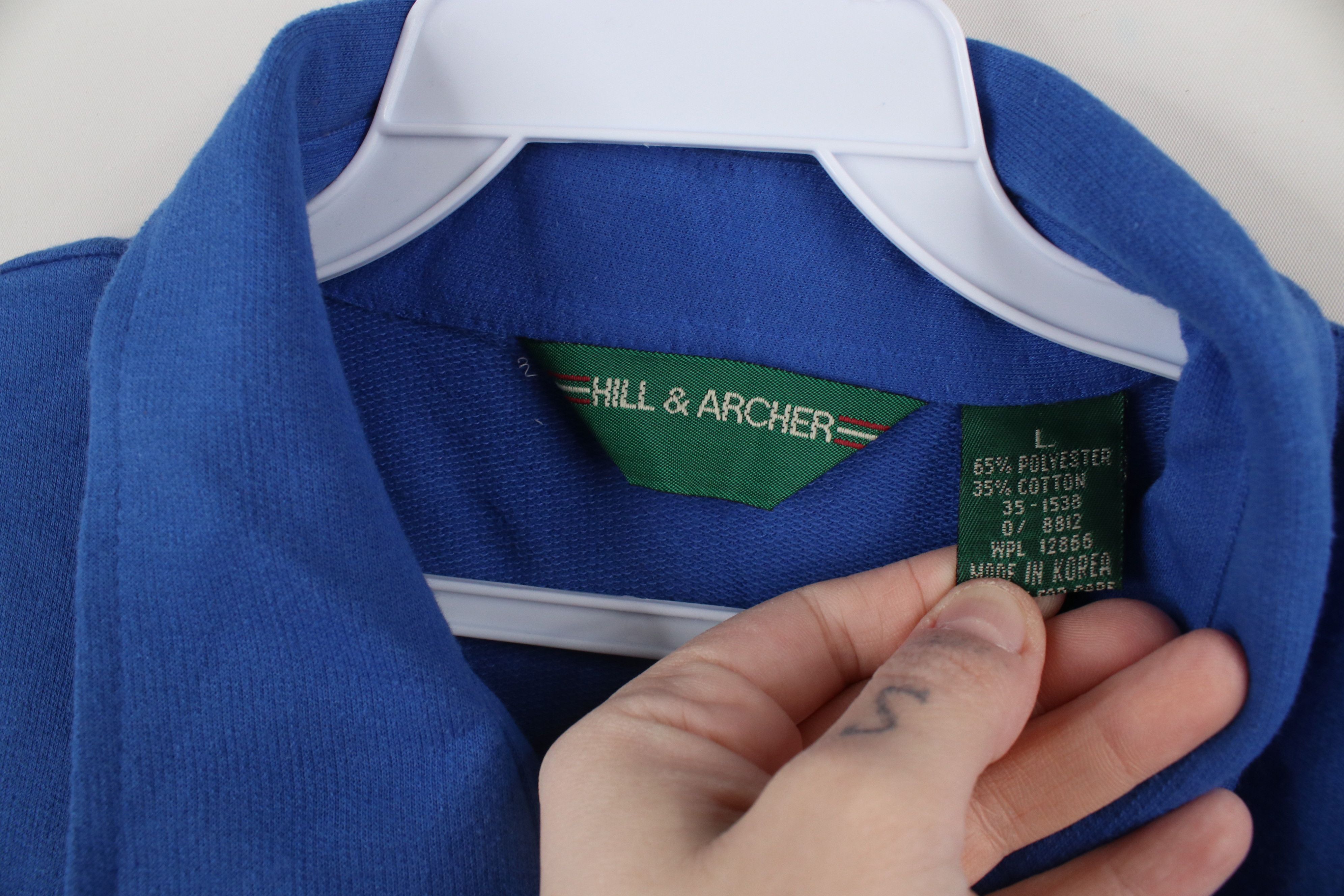 Vintage Vintage 90s Streetwear Short Sleeve Pullover Polo Shirt Blue Size US L / EU 52-54 / 3 - 6 Thumbnail