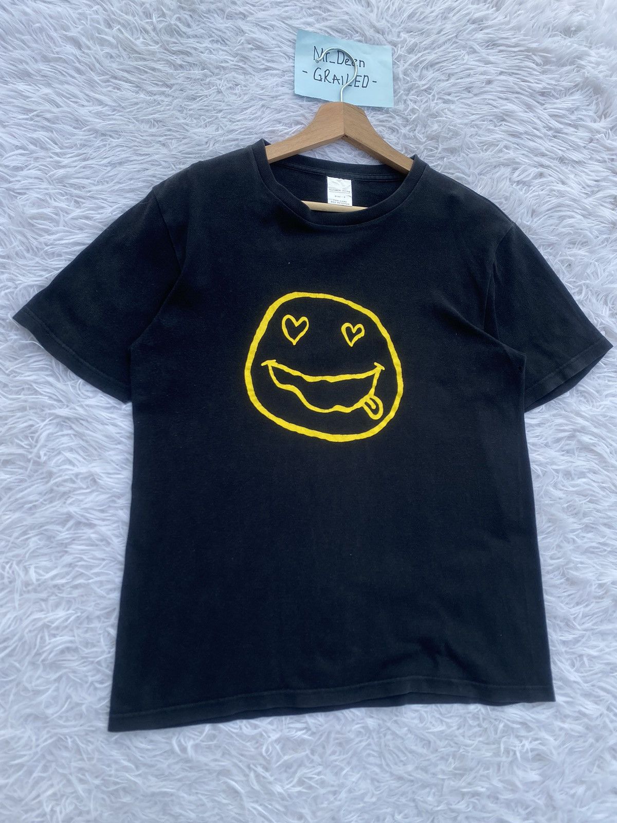 Number (N)ine Rare Vintage Number Nine x Nirvana Smiley Face Tshirt Size US S / EU 44-46 / 1 - 2 Thumbnail