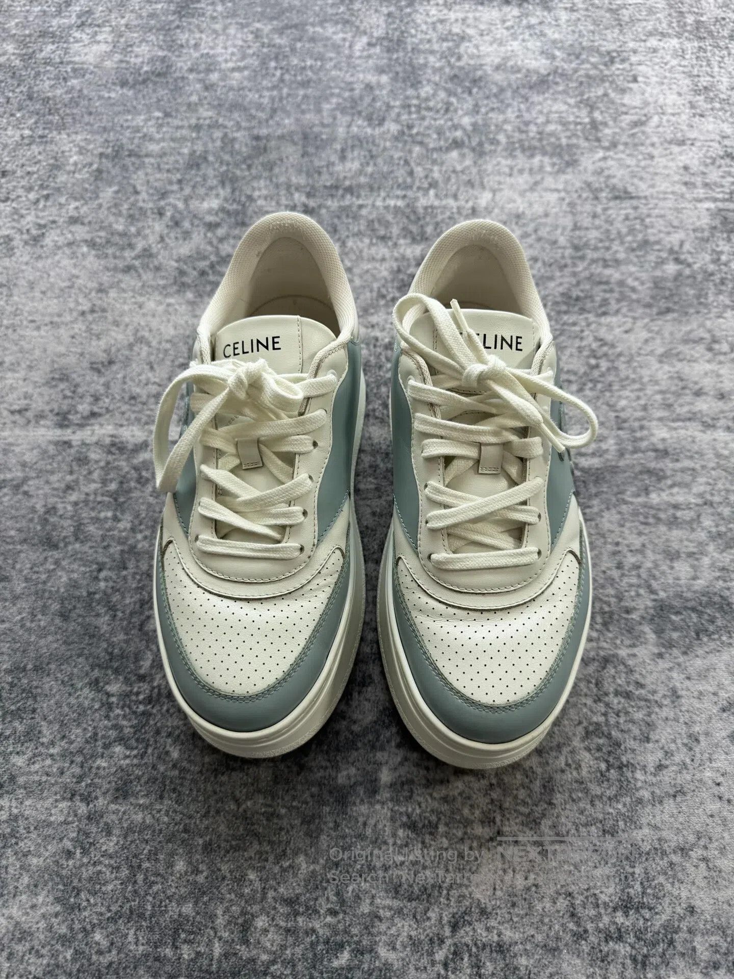 Celine CELINE Dusty Blue Platform Shoes| Size US 5.5 / IT 35.5 - 2 Thumbnail