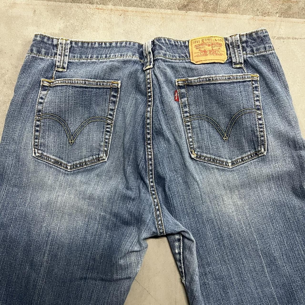 Levi's × Vintage Vintage Y2K Baggy Levis Bootcut Medium Wash Denim jeans! Size US 36 / EU 52 - 7 Thumbnail
