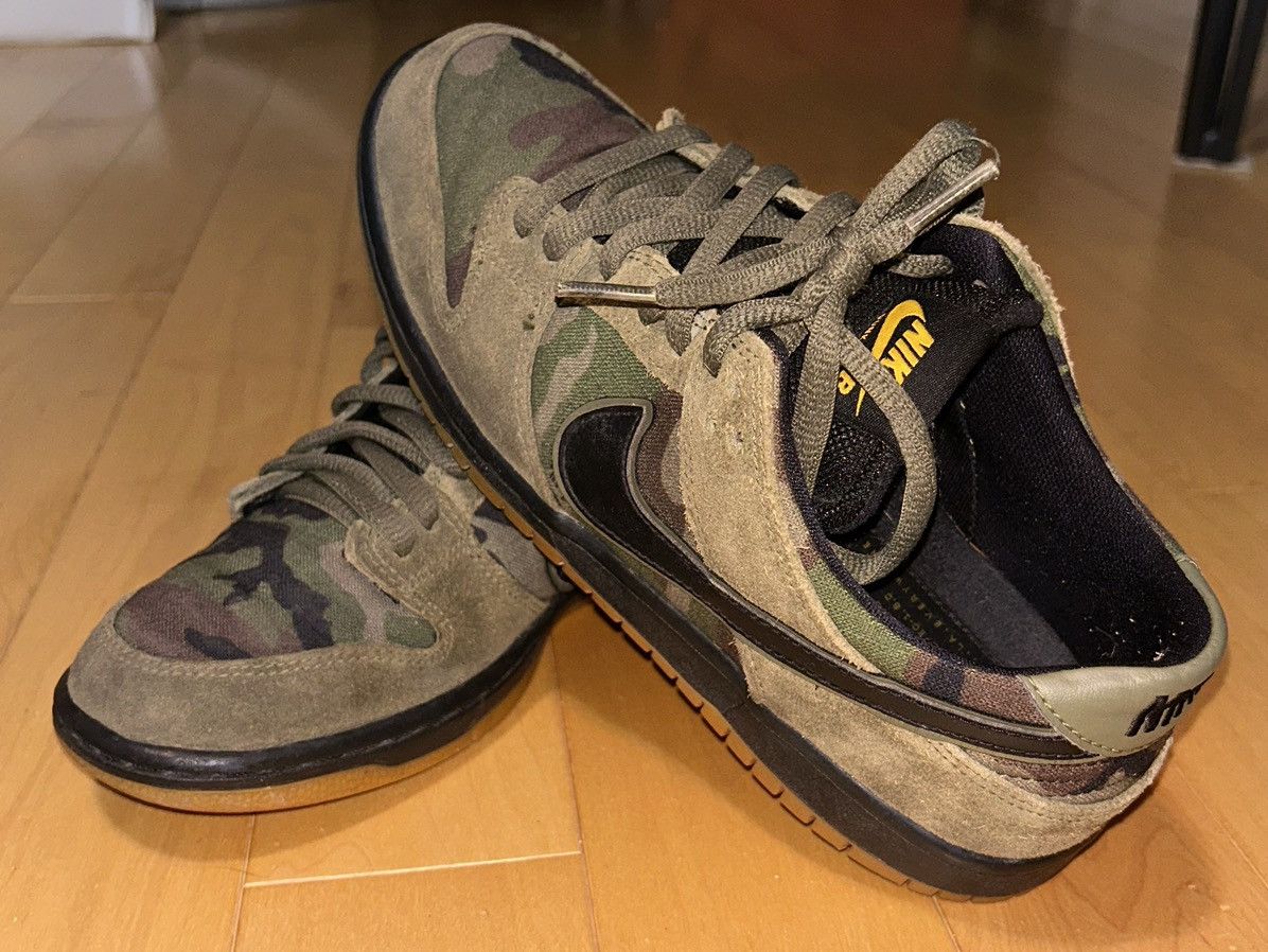 Nike RARE SKATE CAMO Nike SB Dunk Low Grailed
