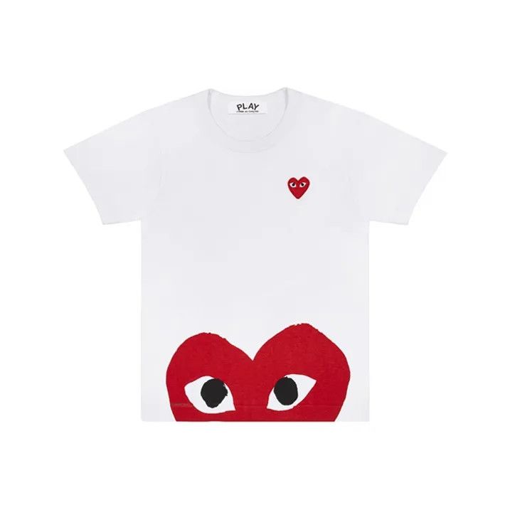 Comme des Garcons Comme des Garcons Play Heart Print T-Shirt 0079 Size US M / EU 48-50 / 2 - 1 Thumbnail