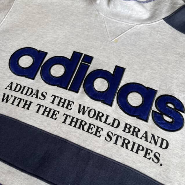 Adidas Three stripes adidas big logo vintage Size US L / EU 52-54 / 3 - 9 Thumbnail