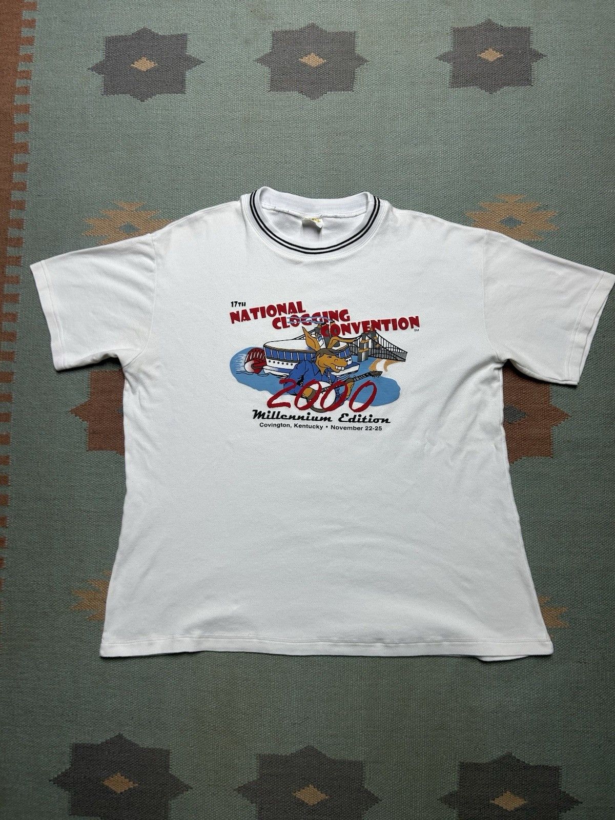 Vintage t shirt 77th national clogging convention dance bluegrass L Size US L / EU 52-54 / 3 - 1 Thumbnail