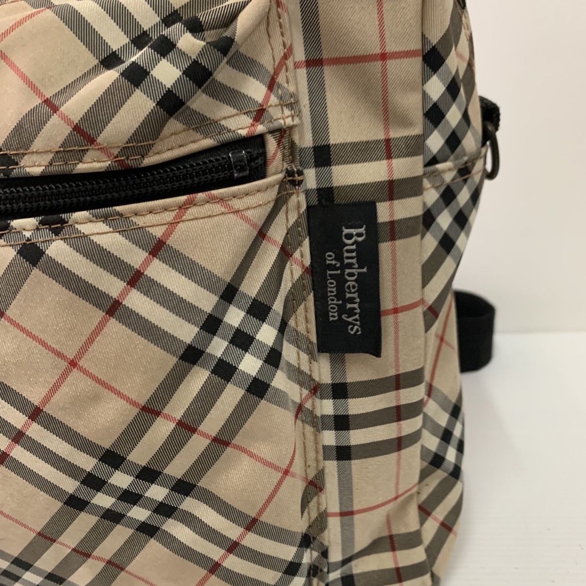 Burberry Burberrys Canvas Monogram Backpack Size ONE SIZE - 6 Thumbnail