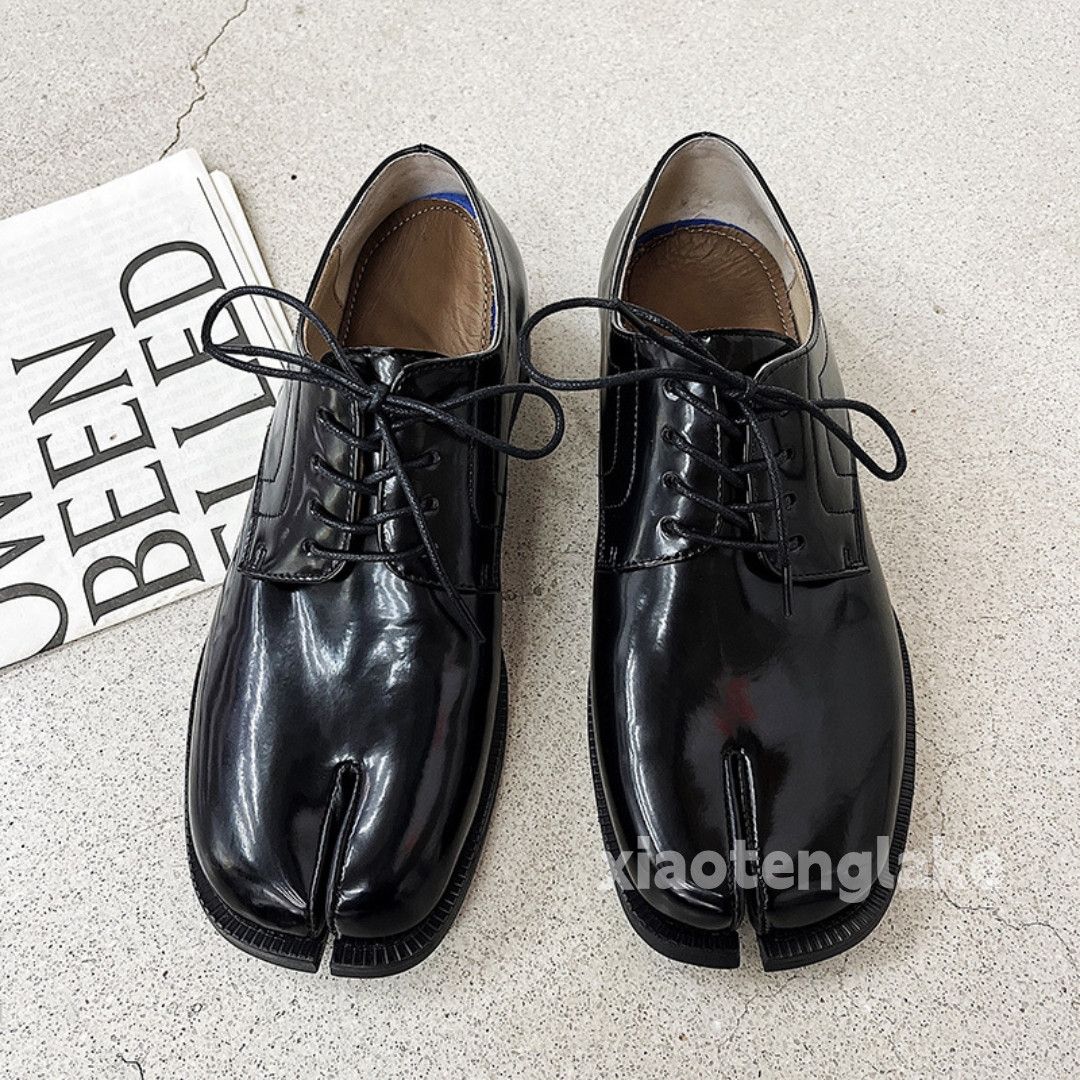 Vintage Unisex outdoor utility punk yuppie tabi leather shoes Size US 7 / EU 40 - 3 Thumbnail