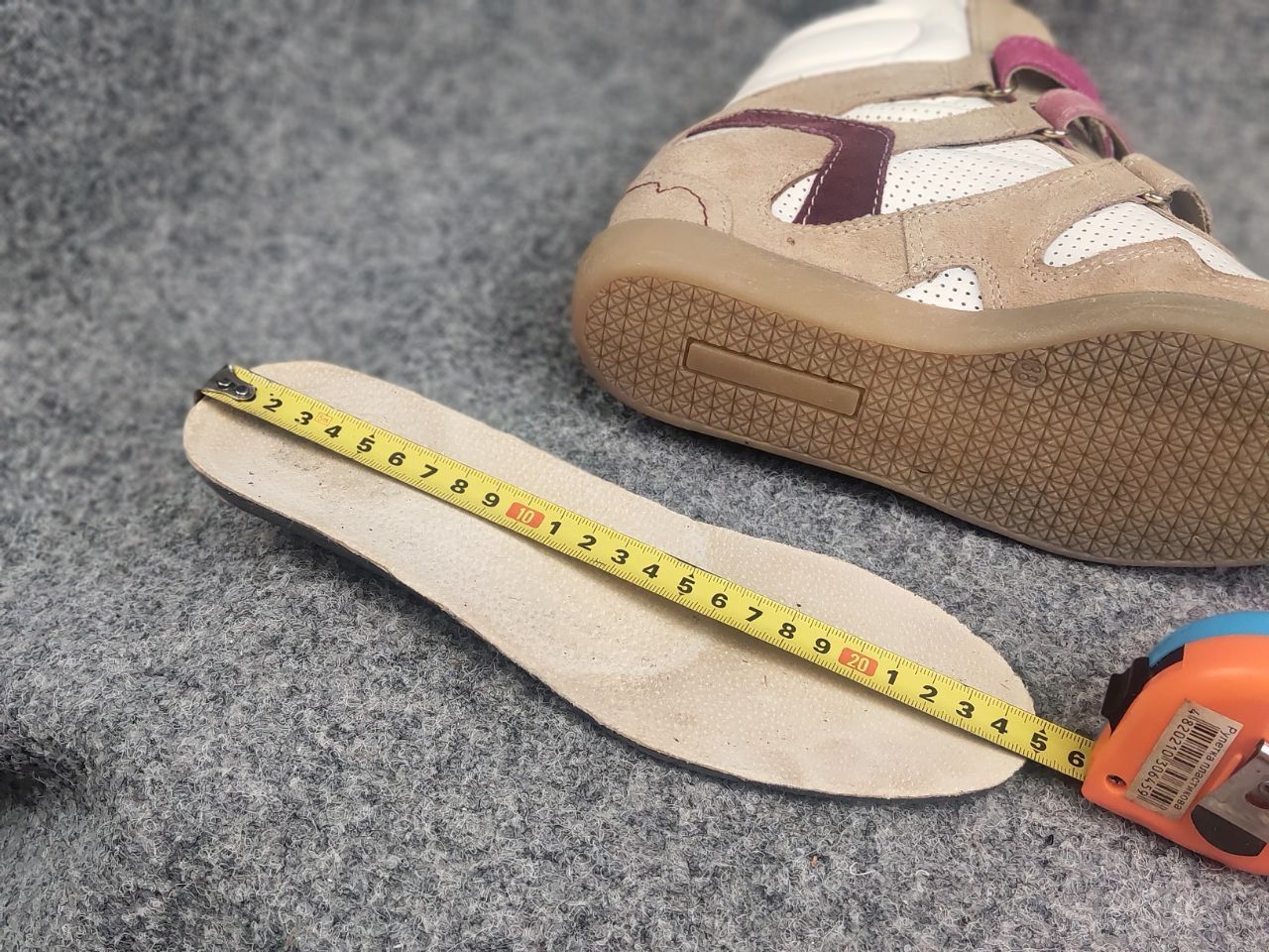 If Six Was Nine Vintage isabel marant Style wedge sneakers suede Velcro Y2K Size US 8 / IT 38 - 20 Thumbnail