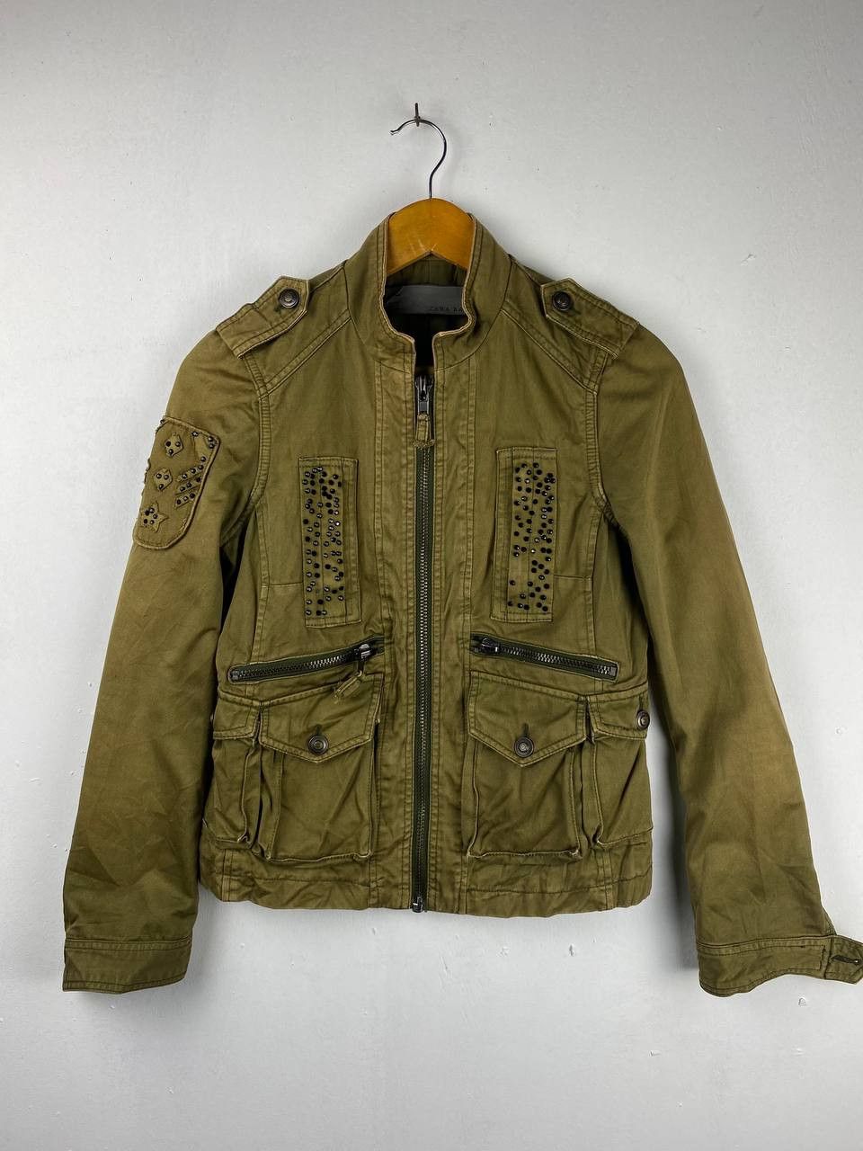 Army jacket zara deals