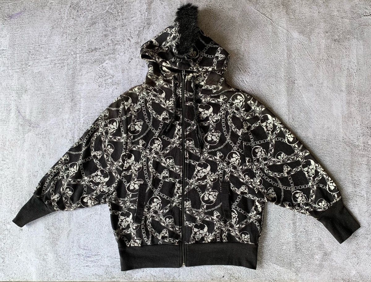 Japanese Brand Punk mohawk zip styke LGB hoodie Size US M / EU 48-50 / 2 - 1 Thumbnail