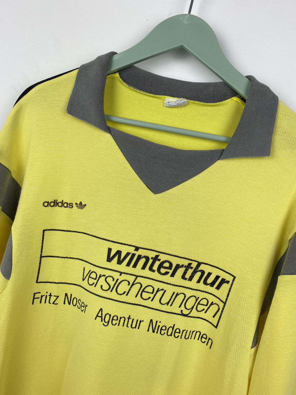 Adidas Vintage Adidas Winterthur 1980s #11 Ventex Soccer Jersey Size US M / EU 48-50 / 2 - 3 Thumbnail