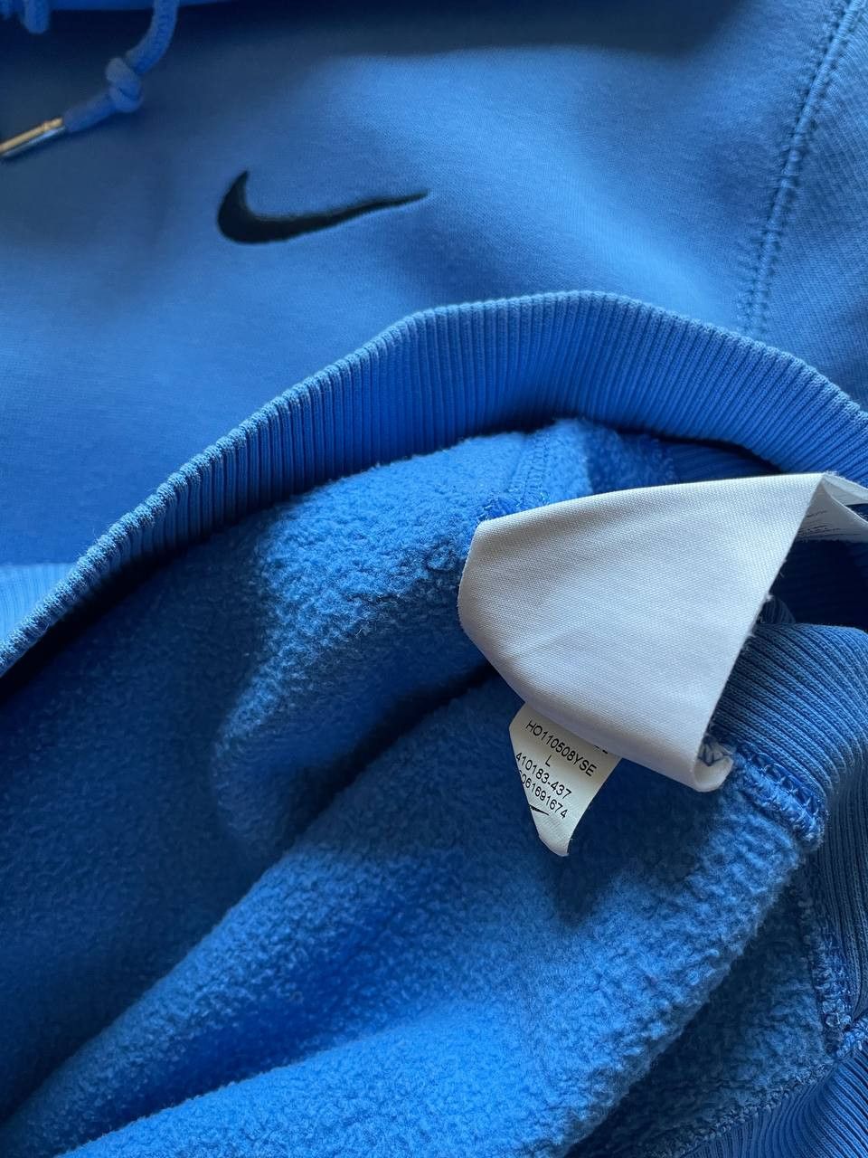 Nike Vintage Nike Hoodie Boxy Fit Mini Swoosh Y2K Rare 90s Size US L / EU 52-54 / 3 - 6 Thumbnail