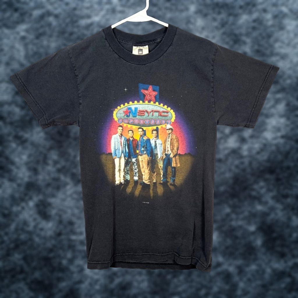 Vintage VINTAGE NSYNC PopOdyssey Tour Shirt Black Graphic T Shirt Mens Size Small Size US S / EU 44-46 / 1 - 1 Thumbnail