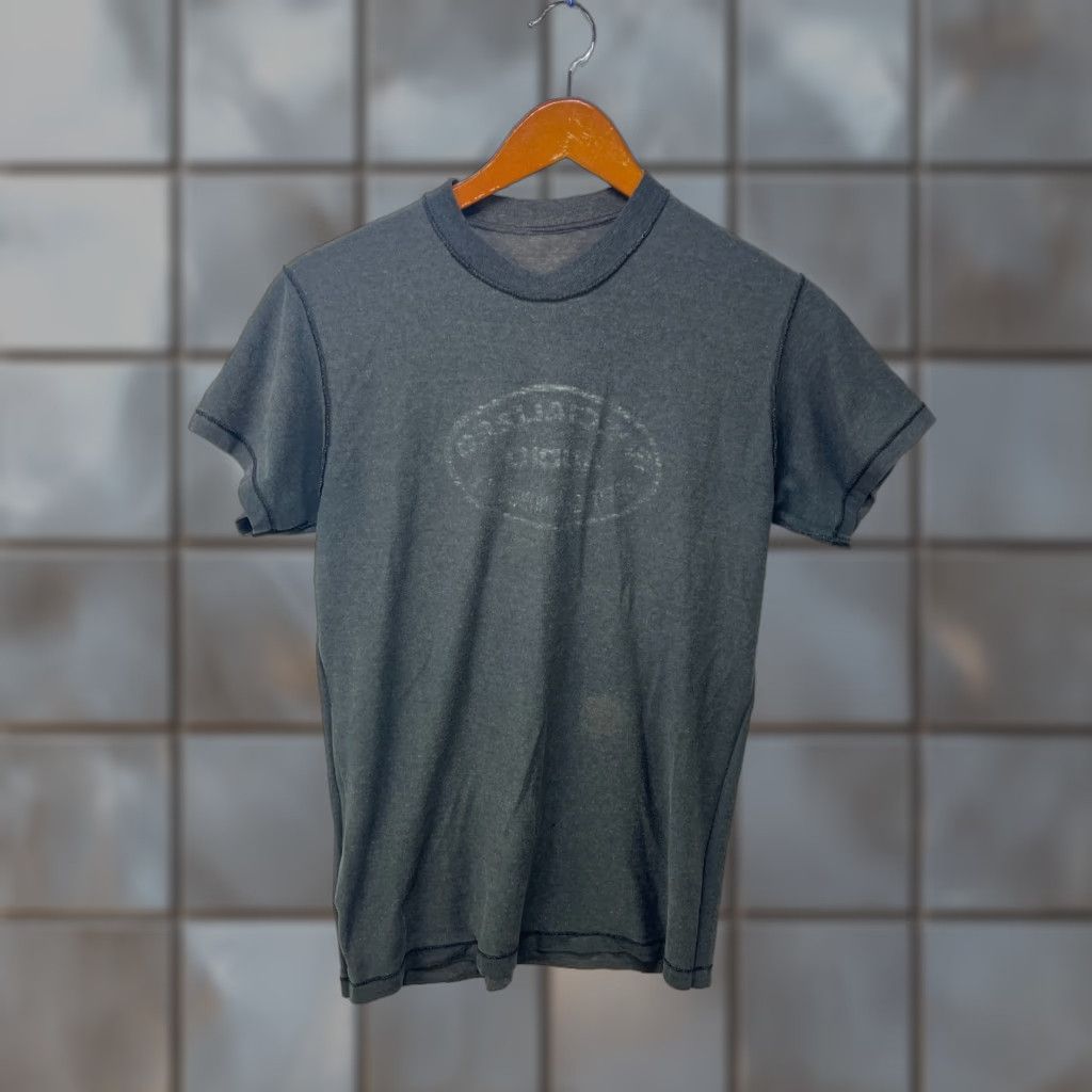 Sideout VINTAGE 80s SUN FADED BLACK INSIDE OUT SHIRT L Size US L / EU 52-54 / 3 - 1 Thumbnail