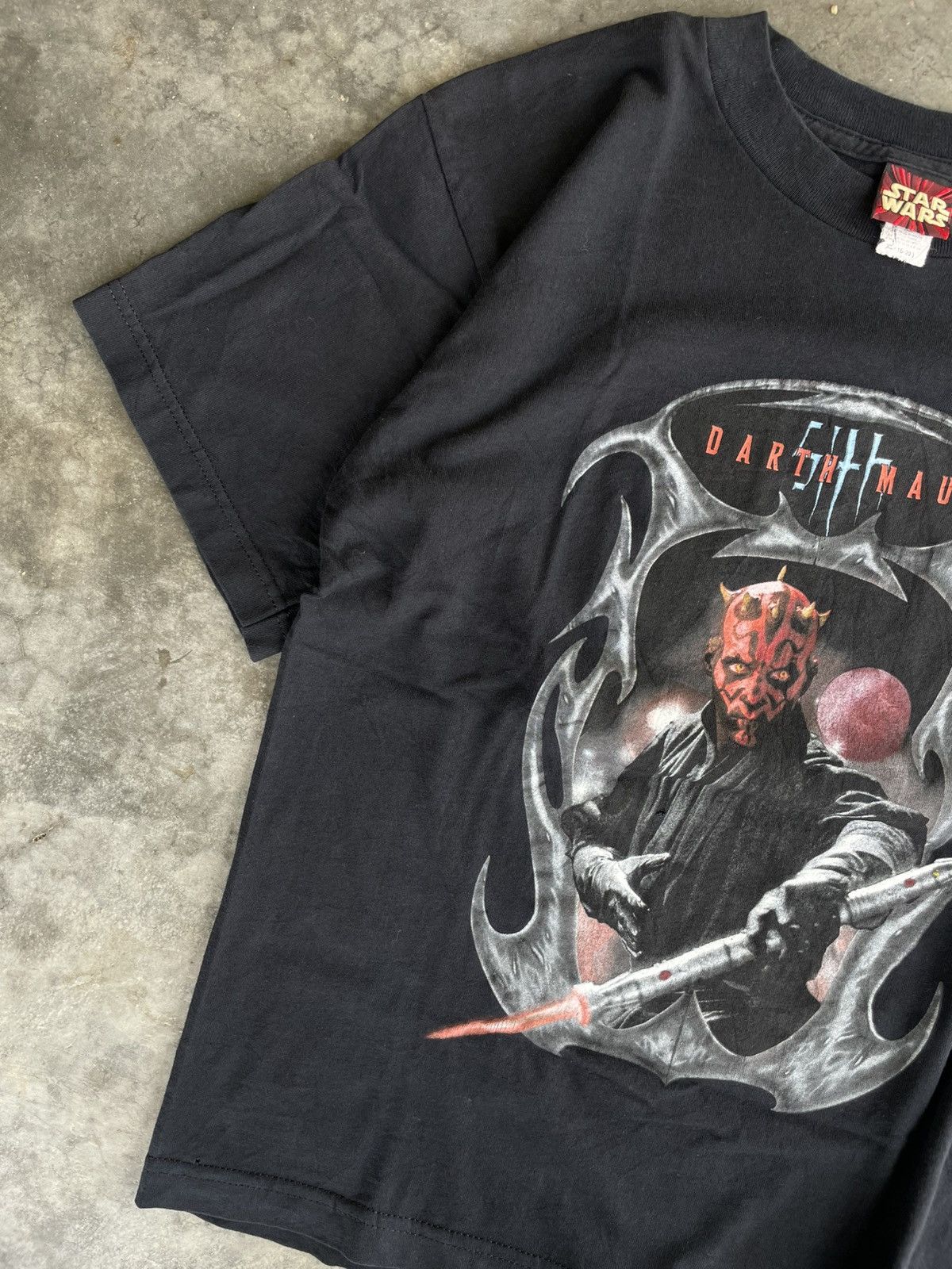Star Wars VTG 90s Darth Maul Star Wars Boxy Cut (RARE!) Size US XL / EU 56 / 4 - 3 Thumbnail