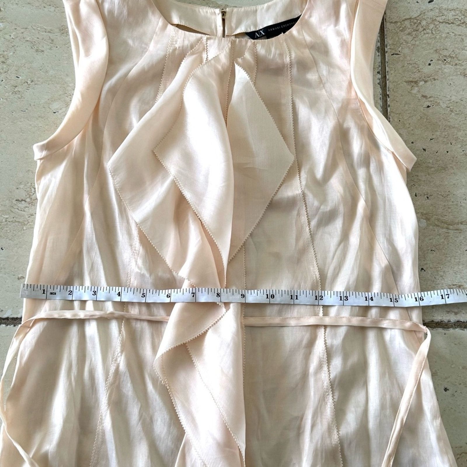 Armani Exchange ARMANI EXCHANGE Light Pink Blouse, Size S Size S / US 4 / IT 40 - 9 Thumbnail