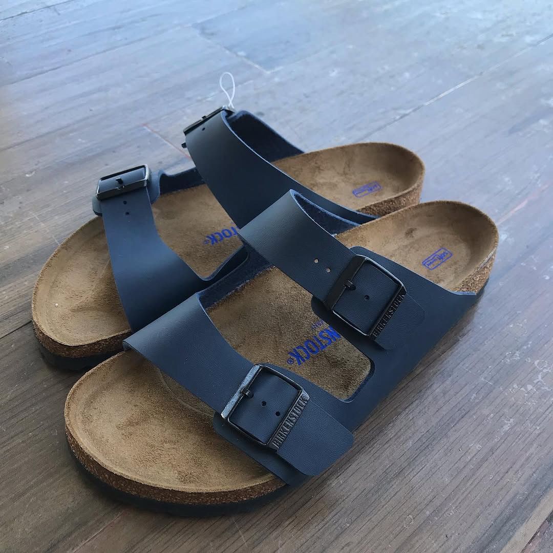Birkenstock × Hysteric Glamour Birkenstock Navy Blue Arizona BS Sandals two Straps bnwt Size US 6 / EU 39 - 5 Thumbnail