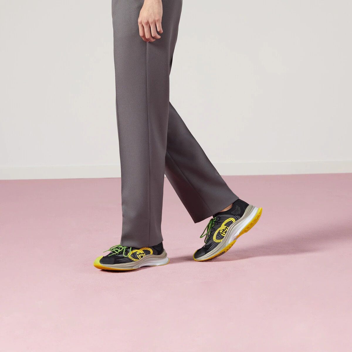 Gucci o1s1wg110125 Run Low-Top Sneakers in Multicolor Size US 14 / EU 47 - 4 Thumbnail