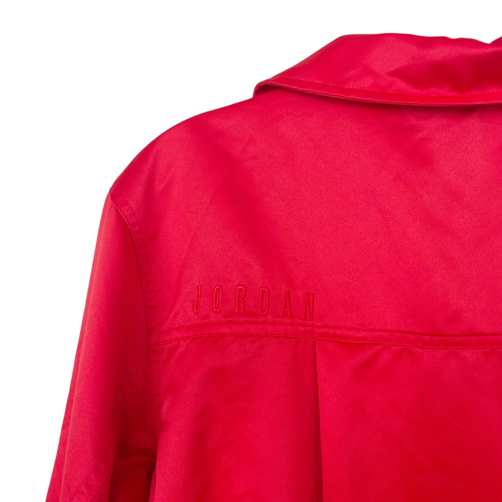 Jordan Brand Jordan Classics Habanero Red Full Zip Long Sleeve Sz S Size S / US 4 / IT 40 - 6 Thumbnail