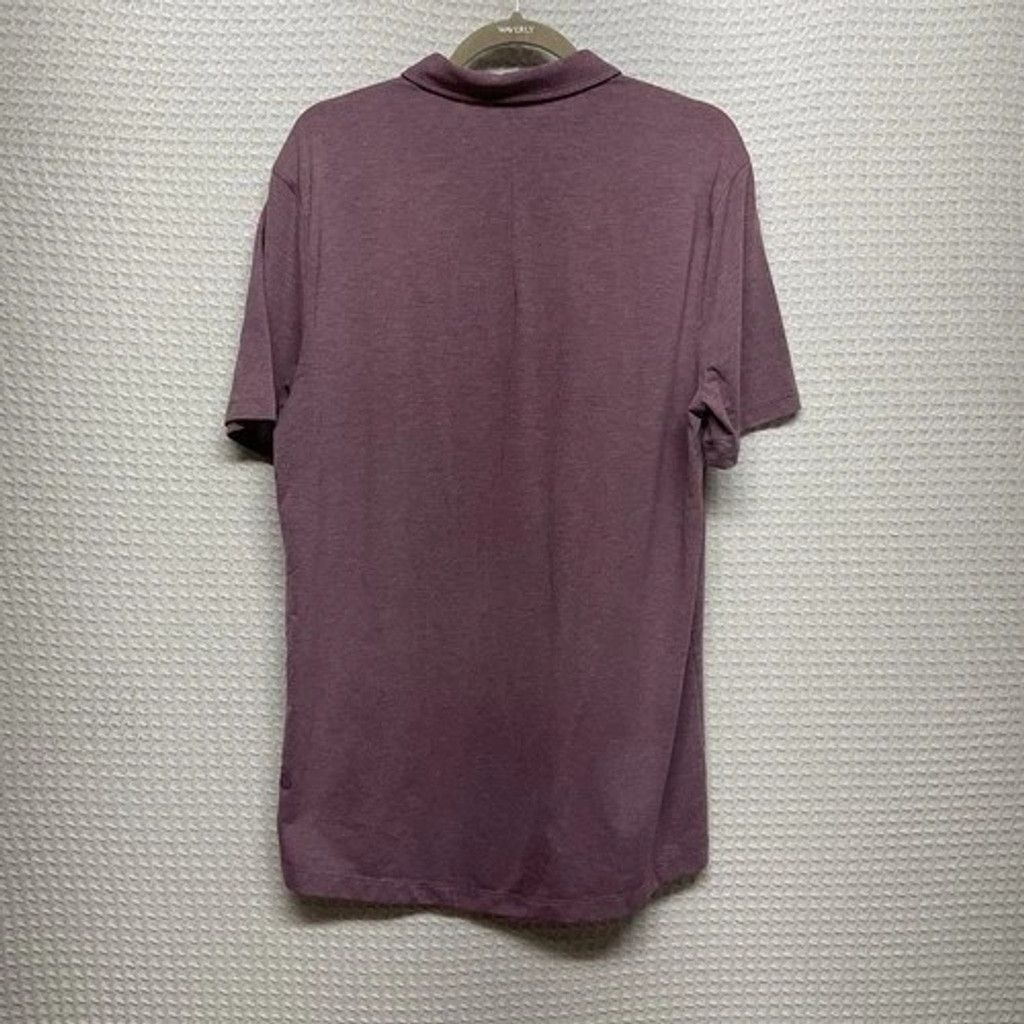 Lululemon Lululemon Evolution Heathered Plum Polo Shirt Men Large Size US L / EU 52-54 / 3 - 5 Thumbnail