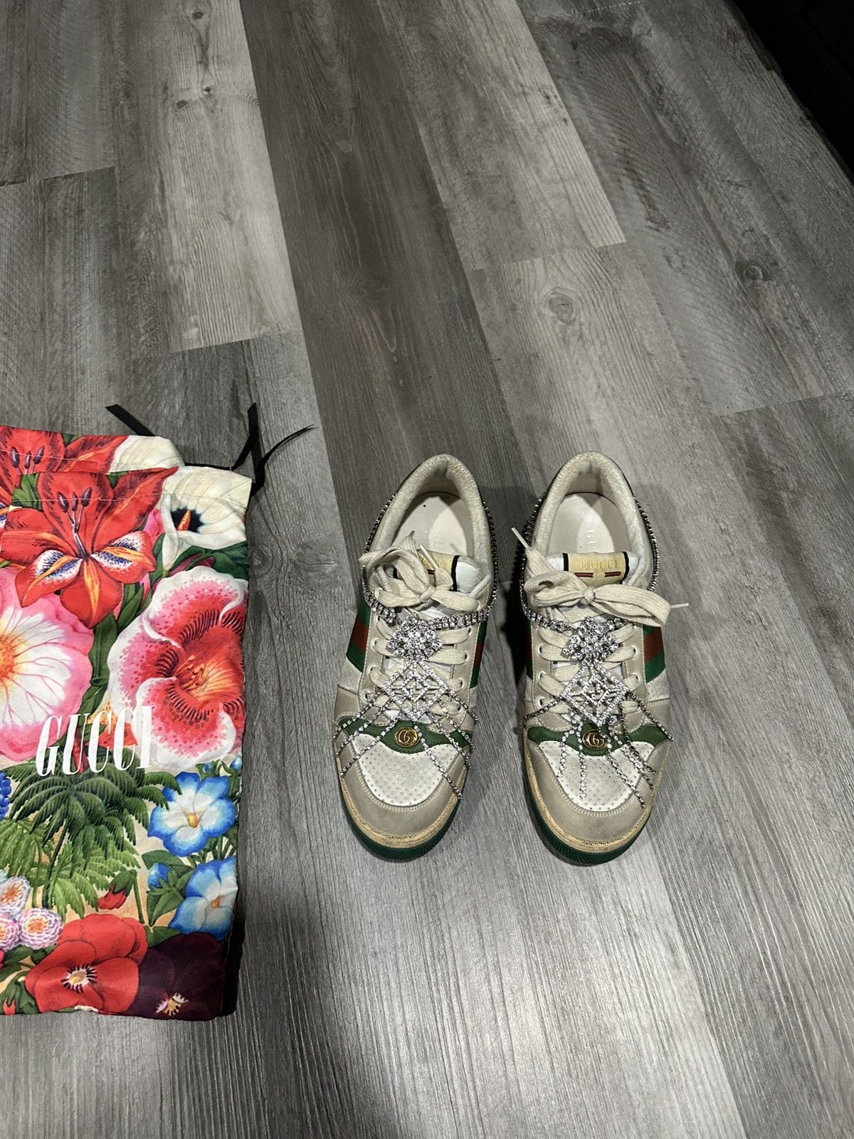 Gucci Gucci Crystal Screeners Size US 10 / EU 43 - 2 Thumbnail