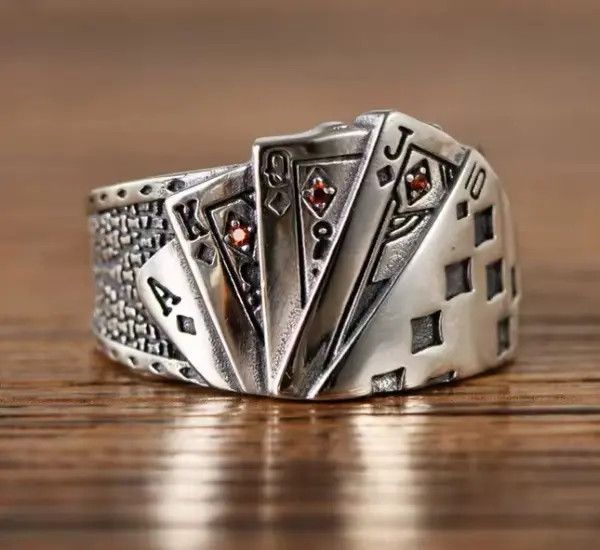 Jewelry Higuchi x Chiba Cards Adjustable Ring Size ONE SIZE - 5 Thumbnail