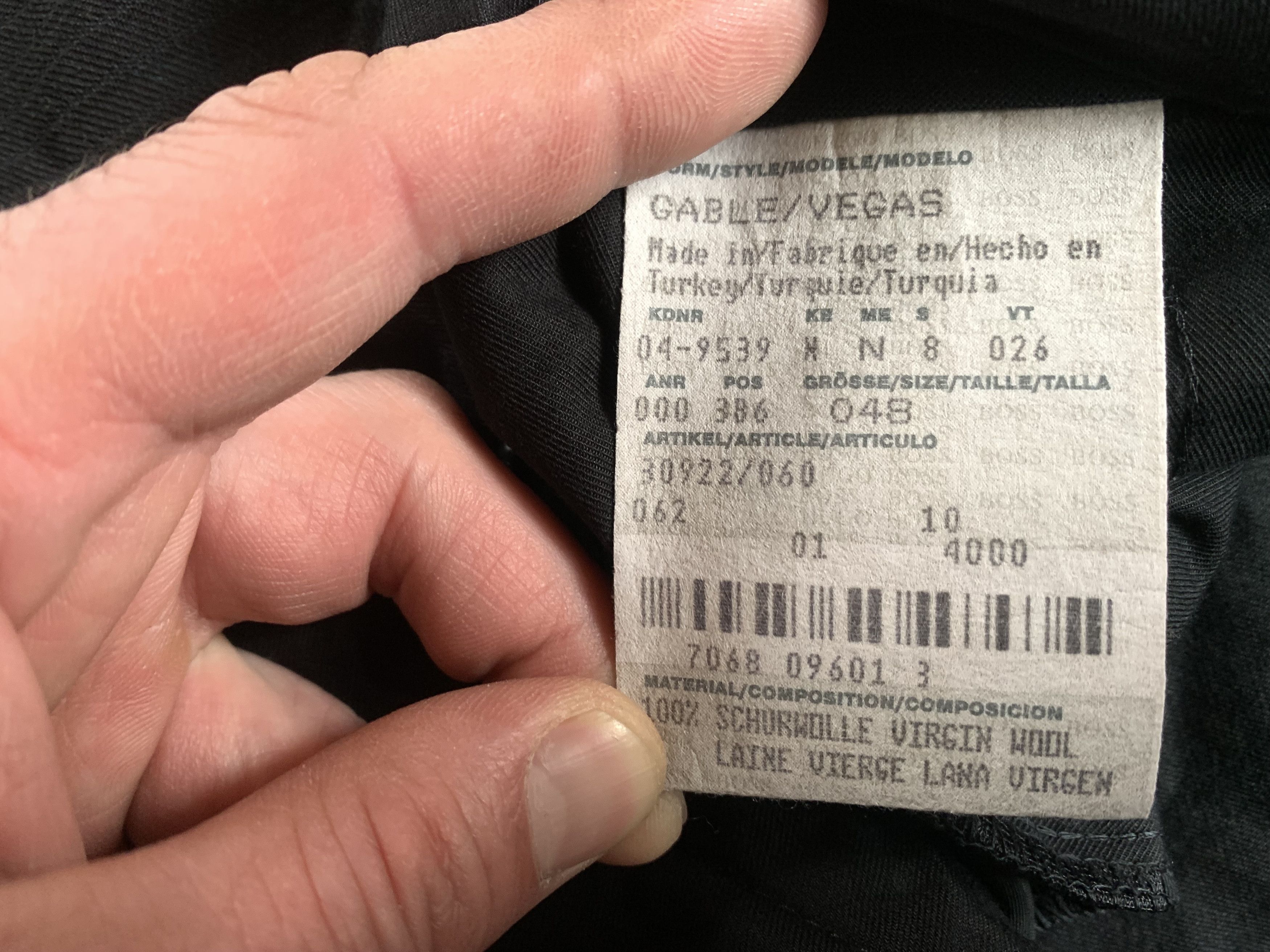 Hugo Boss Hugo Boss Black Vintage Wool Formal Trousers Size 48R - 10 Thumbnail