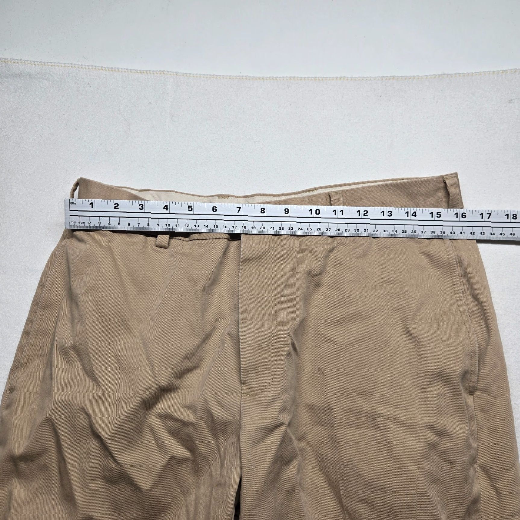 Brooks Brothers Brooks Brothers Advantage Chino Hudson Men's Pants 34x30 Beige Flat Front Twill Size US 34 / EU 50 - 5 Thumbnail