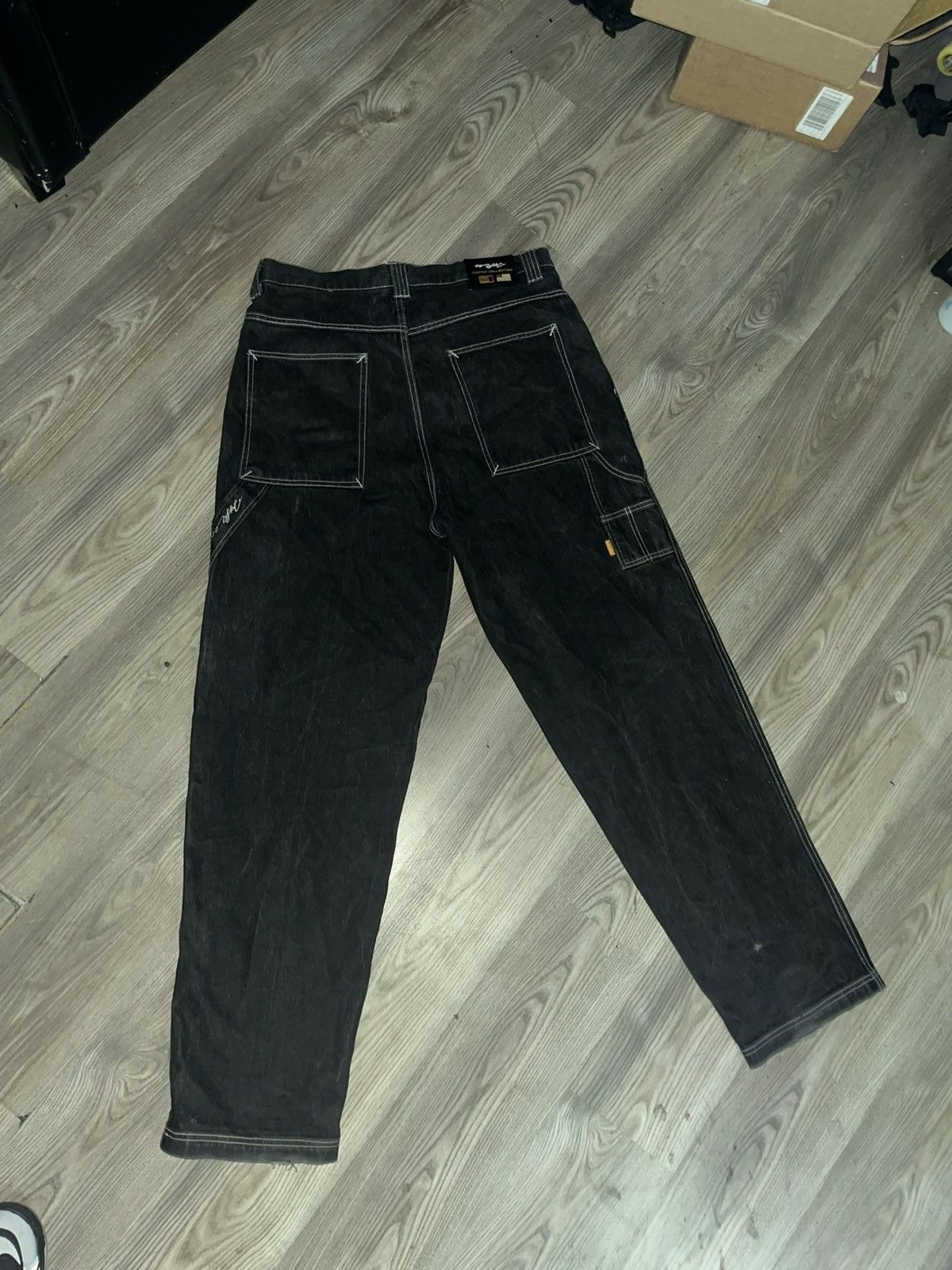 Southpole BAGGY BLACK MOFATT BAGGY DENIM JEANS -38x34 Size US 38 / EU 54 - 2 Thumbnail