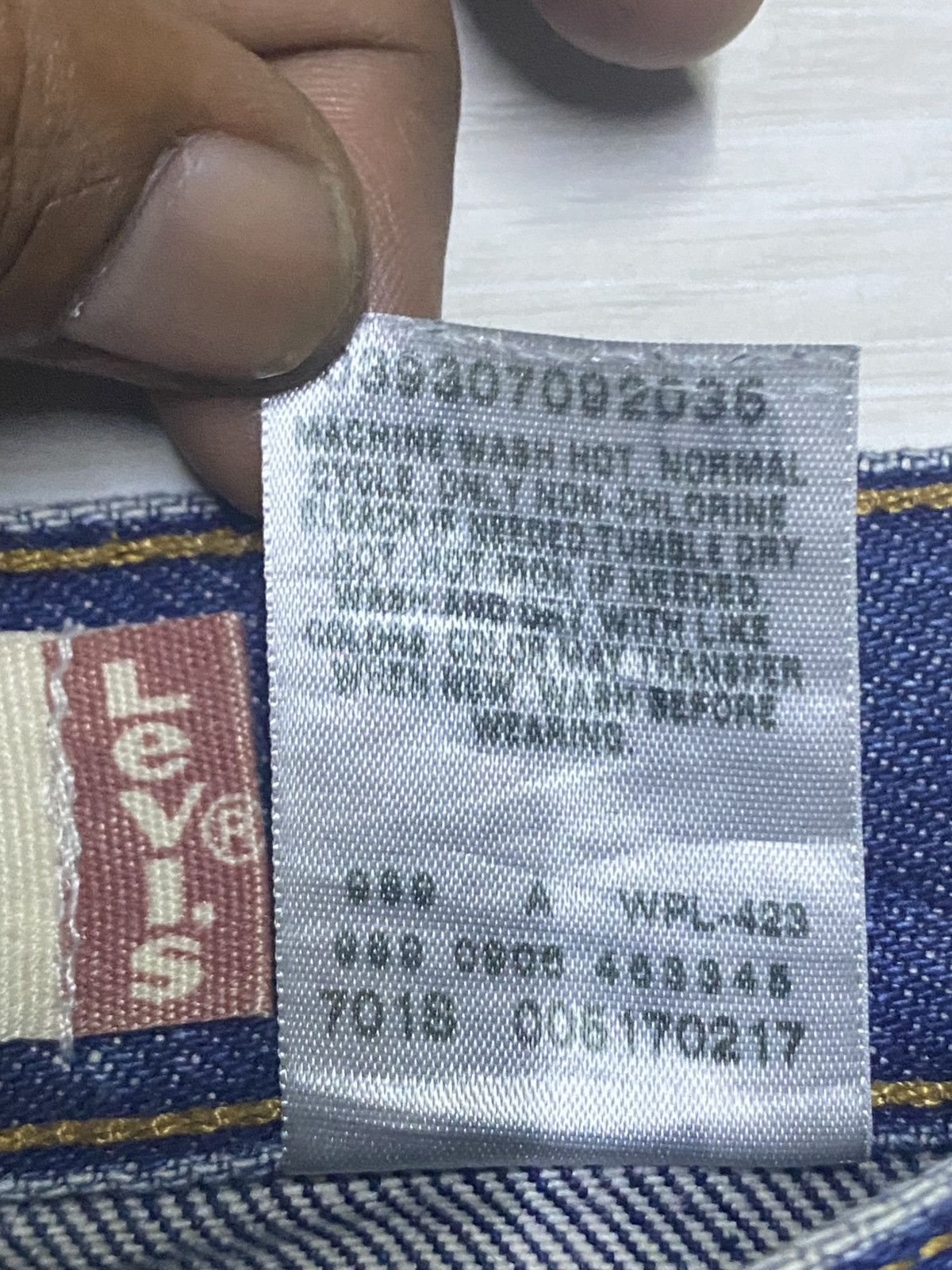 Levi's Vintage Levis 517 Mud Wash Distressed Bootcut Jeans Size US 29 - 20 Thumbnail