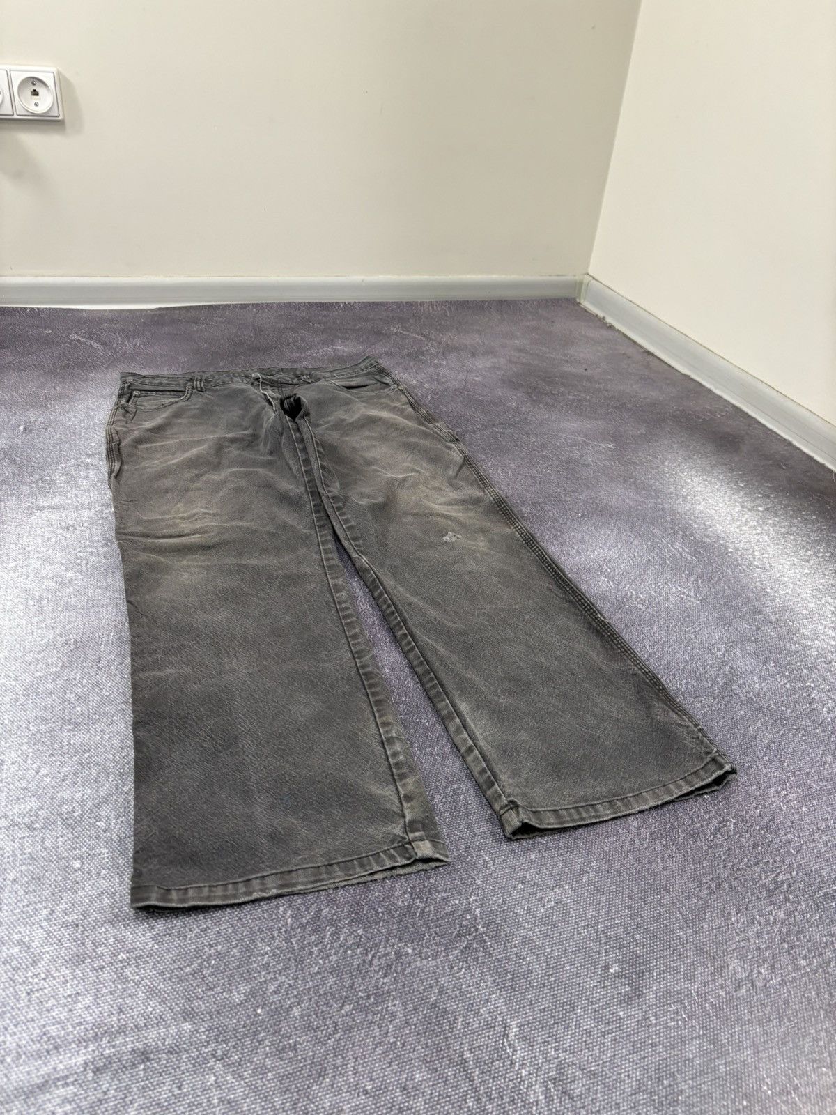 Dickies Vintage Dickies Y2K Workwear Hype Denim Flared Pants Jeans Size US 32 / EU 48 - 9 Thumbnail
