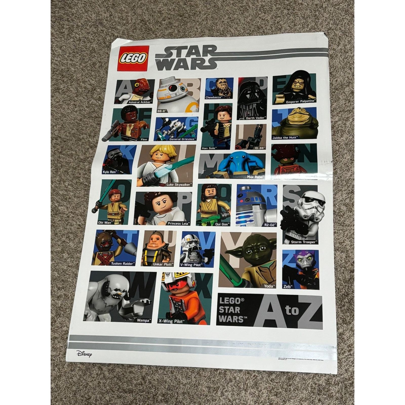 Star Wars Lego Star Wars 36" X 24" Double-sided Poster Size ONE SIZE - 4 Thumbnail