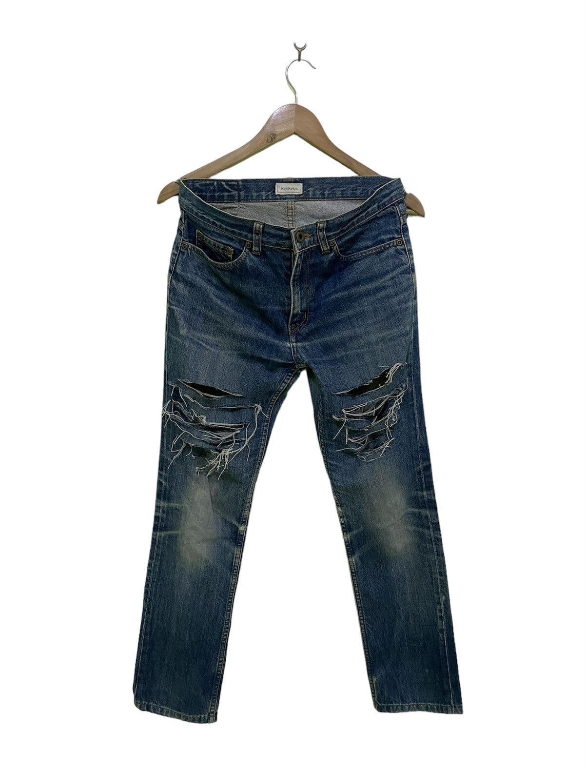 Hysteric Glamour Hysteric Glamour Ripped Distressed Denim Jeans Size US 31 - 1 Thumbnail