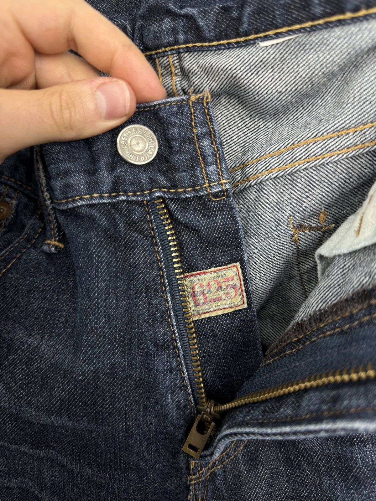 Denim & Supply Ralph Lauren 🇺🇸 Vintage Y2K Ralph Lauren Jeans USA Denim rrl Style Rare Size US 34 / EU 50 - 9 Thumbnail