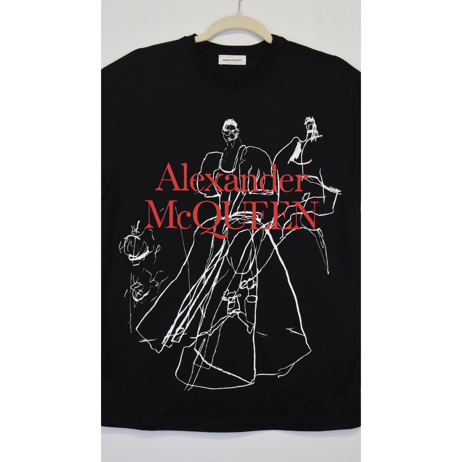 Alexander McQueen o1rshd1 ***Defective / T-Shirt in Black Size US S / EU 44-46 / 1 - 6 Thumbnail